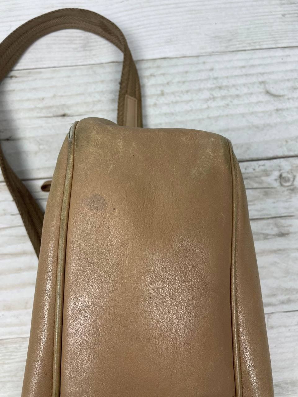 Prada Vintage Prada Leather Hand Bag Shoulders Luxury Size ONE SIZE - 11 Thumbnail