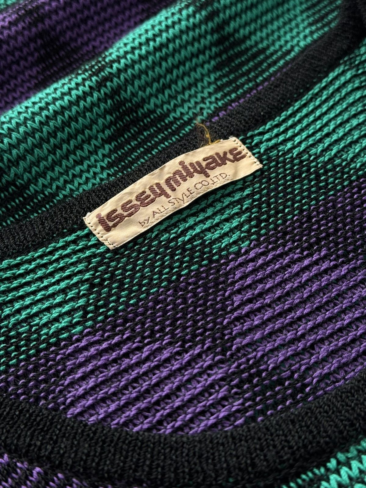 Issey Miyake Vintage 1970s Issey Miyake 'All Style Co.' Knit Maxi Dress Size M / US 6-8 / IT 42-44 - 6 Thumbnail