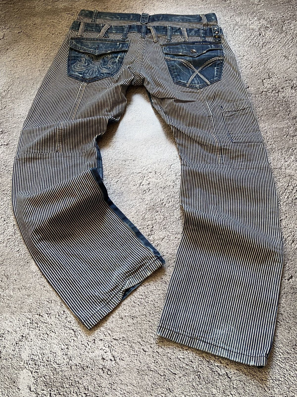 Vintage If Six Was Nine Style Flared Opium Jeans Y2K