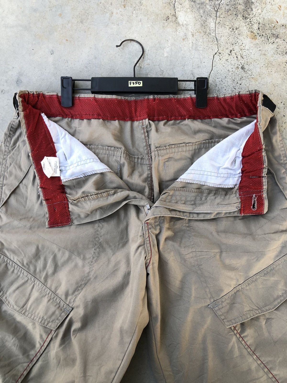 Designer Japanese Brand Cargo Pants 8 Pocket Free Style Size US 34 / EU 50 - 11 Thumbnail