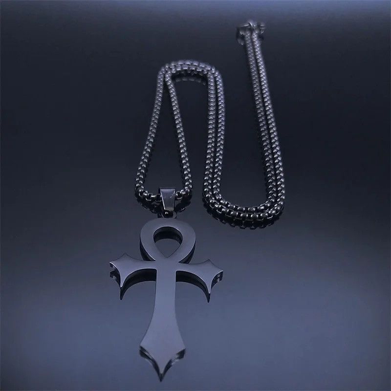 Jewelry × Vintage Goth Egyptian Cross Ankh Key of Life Necklace Size ONE SIZE - 3 Thumbnail