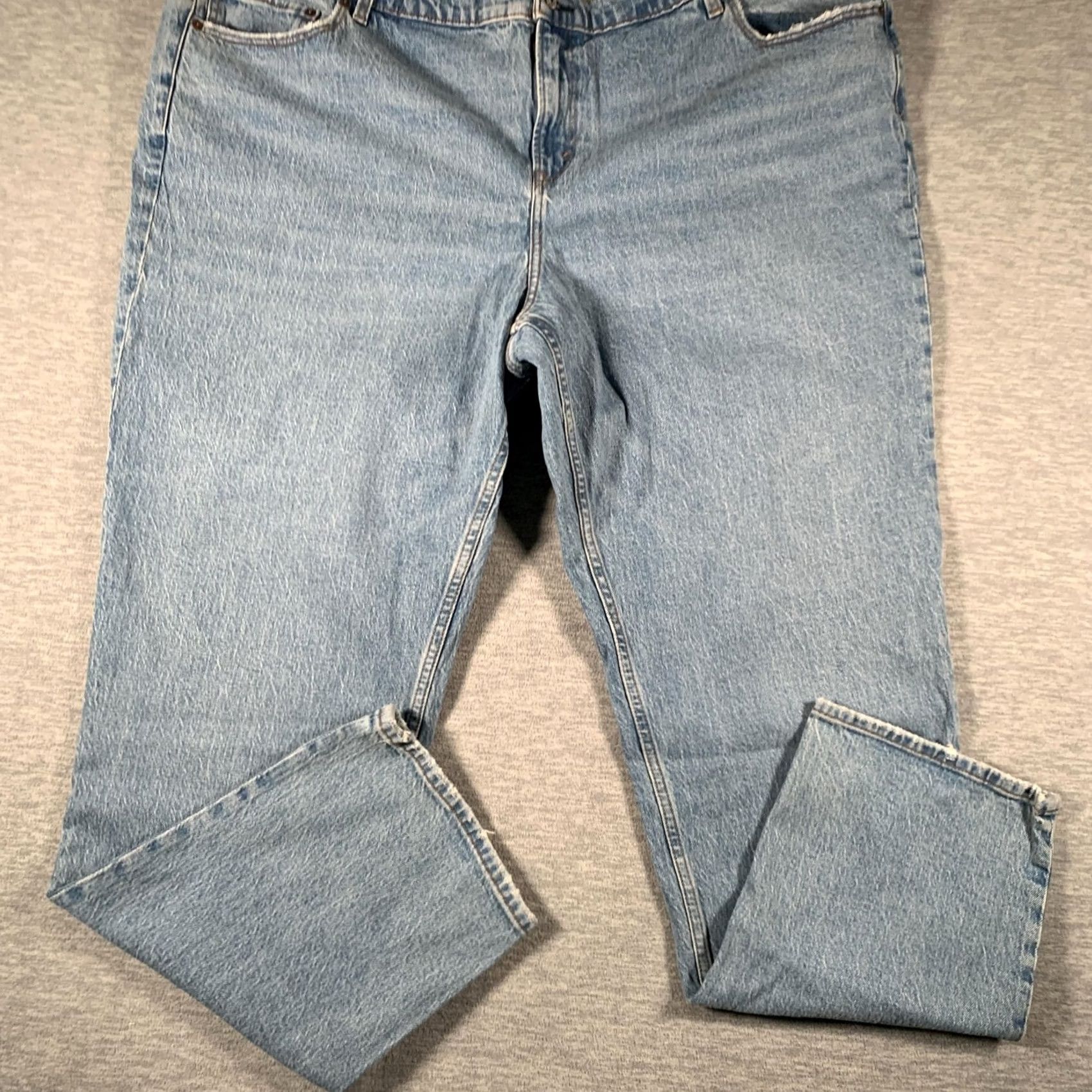Abercrombie & Fitch Abercrombie & Fitch Jeans Womens 37 Long Blue High Rise 90s Relaxed Curve Love Size 25" / US 0 / IT 36 - 3 Thumbnail