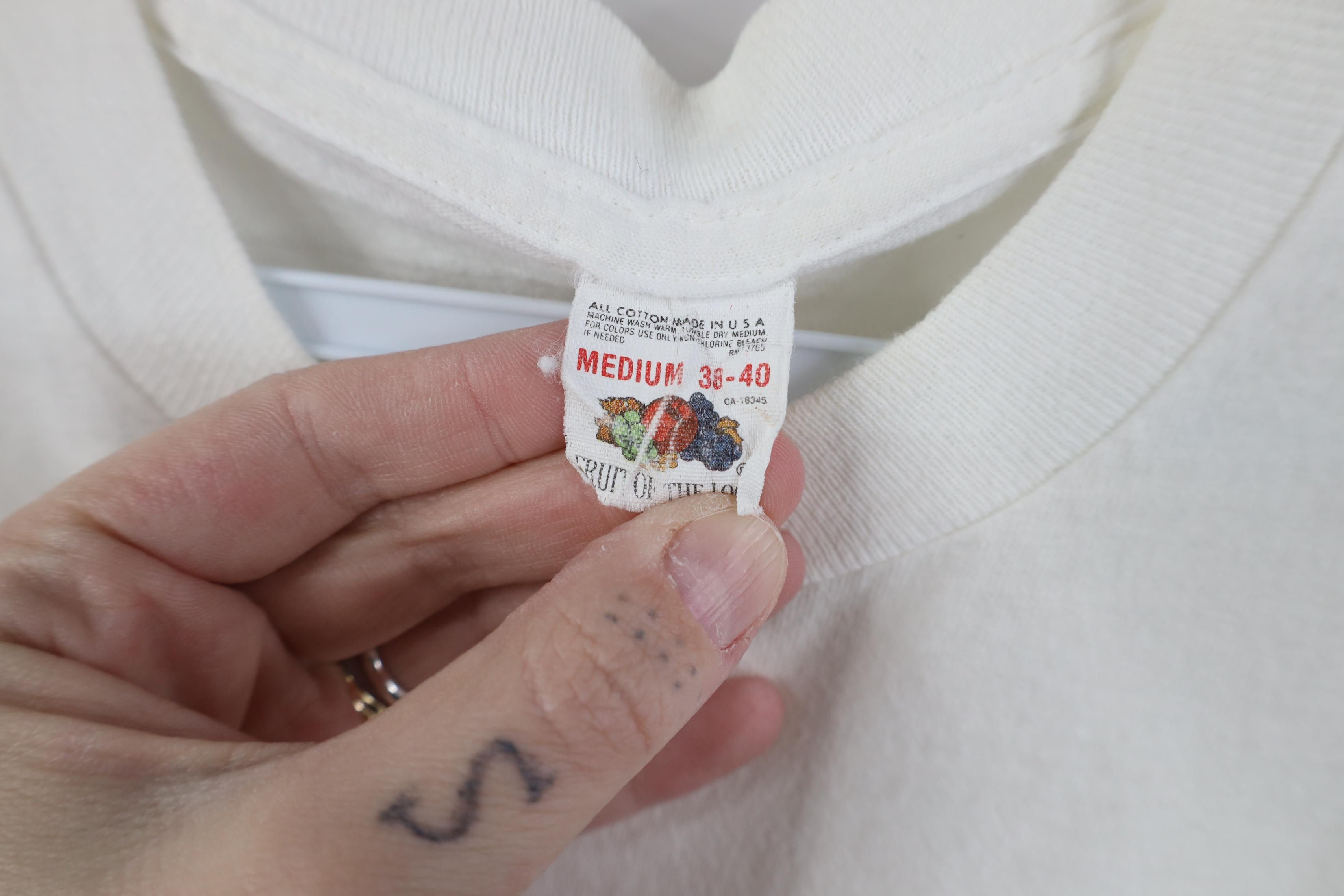 Vintage Vintage 80s 90s Streetwear Short Sleeve T-Shirt White USA Size US M / EU 48-50 / 2 - 7 Thumbnail