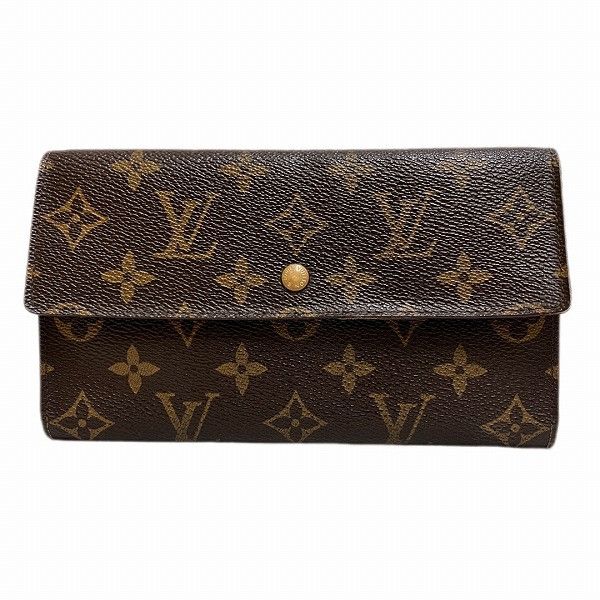 Louis Vuitton Louis Vuitton Louis Vuitton Porte Tresor International Monogram Long Wallet Canvas Long Wallet M61215 DUTY FREE for USA Size ONE SIZE - 1 Thumbnail