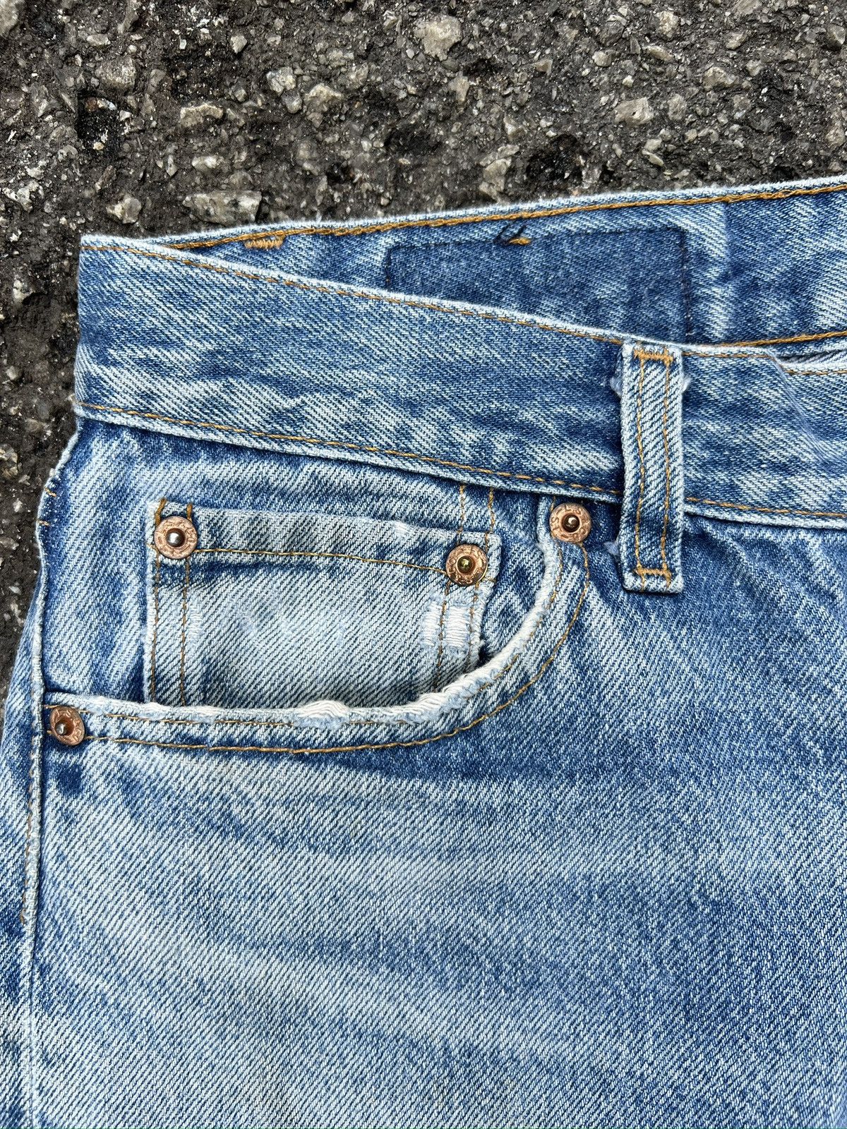 Levi's 11. Vintage 501 Levis Blue Basic Wash Size 30" / US 8 / IT 44 - 3 Thumbnail