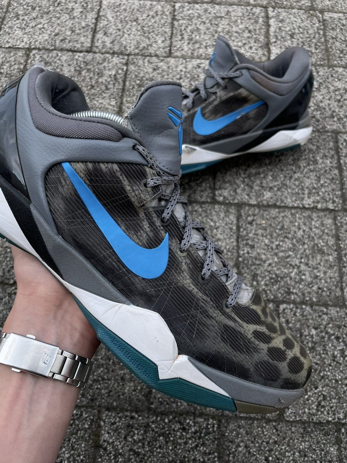 Nike Nike Kobe 7 Grey Cheetah Size US 12.5 / EU 45-46 - 5 Thumbnail