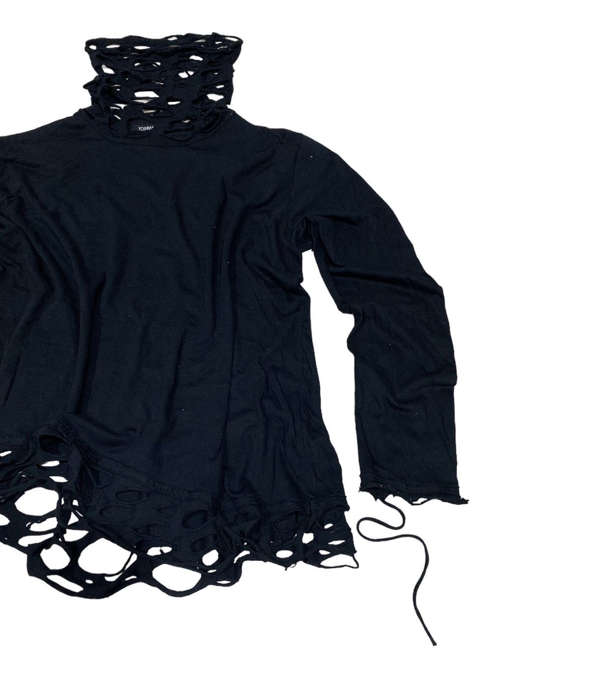 Yasuyuki Ishii Bondage veil face Turtleneck Gothic Punk shirt Size US M / EU 48-50 / 2 - 4 Thumbnail
