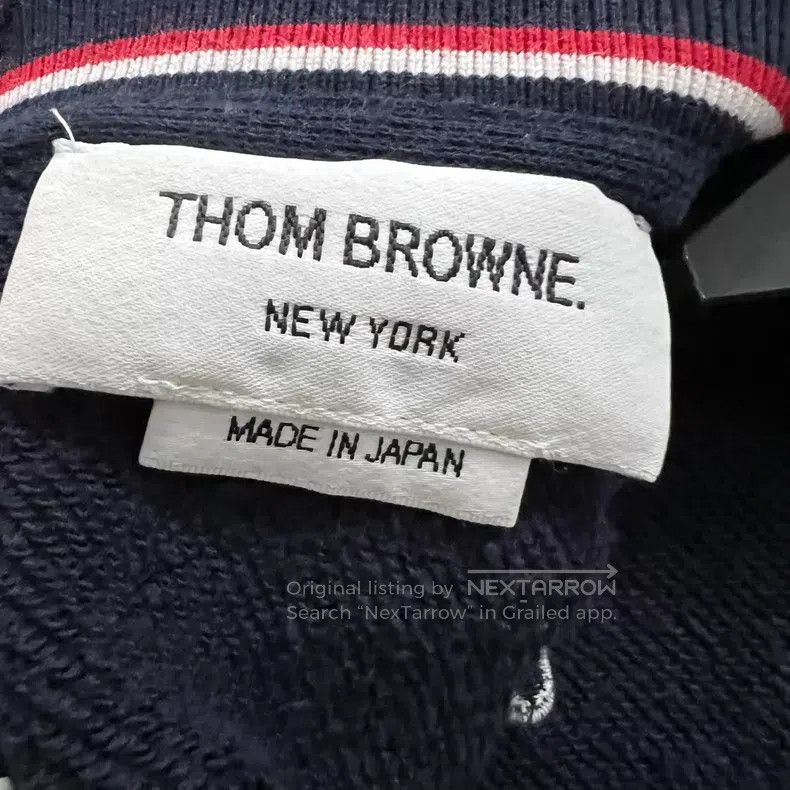 Thom Browne Thom Browne Shark embroidery zip-up sweatshirt Size US L / EU 52-54 / 3 - 6 Thumbnail