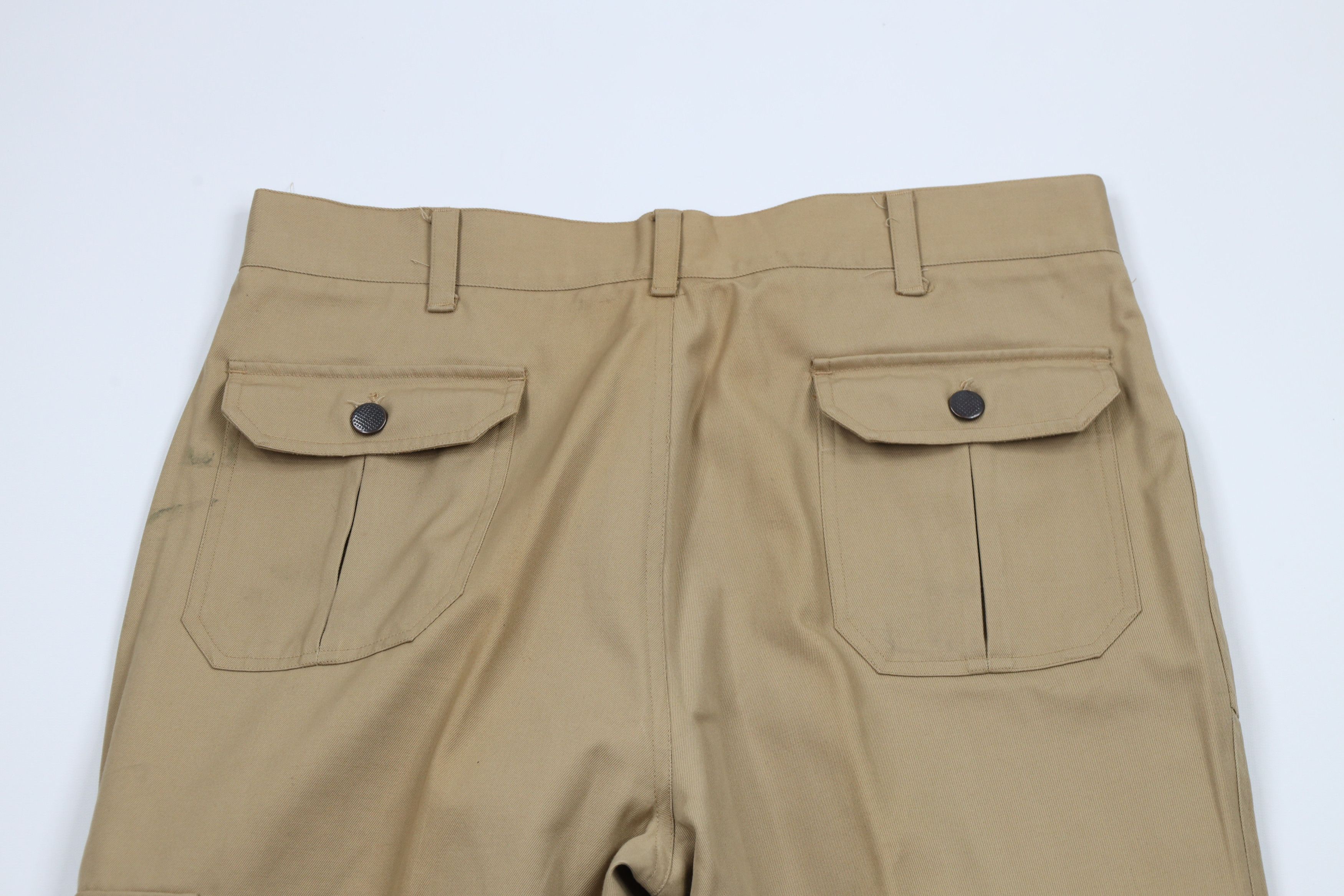 Vintage Vintage 70s Streetwear Wide Leg Bell Bottoms Pants Beige Size US 34 / EU 50 - 13 Thumbnail