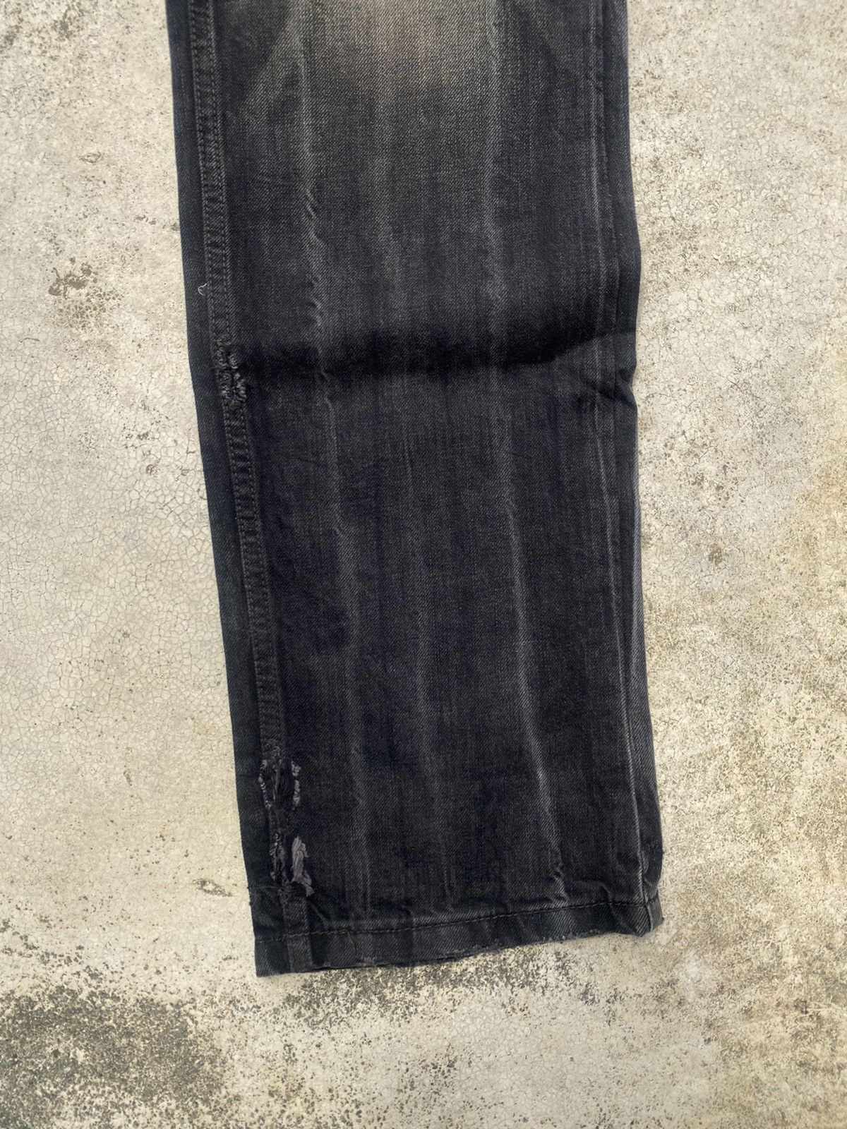 If Six Was Nine × Japanese Brand Red Pepper Faded Clawmark Boro Straight cut Jeans Size US 32 / EU 48 - 12 Thumbnail