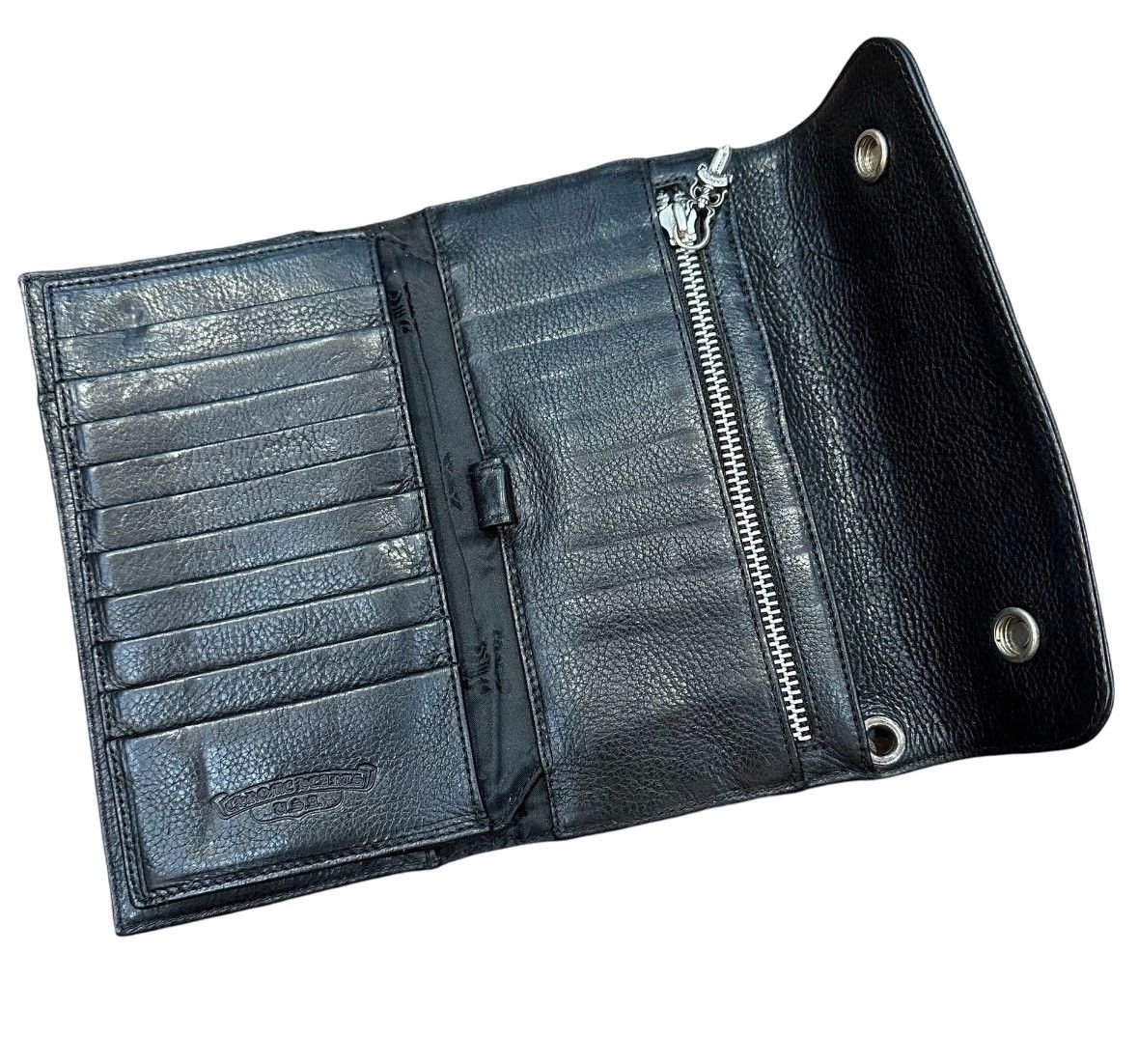 Chrome Hearts Fleur button trifold large wallet Size ONE SIZE - 5 Thumbnail