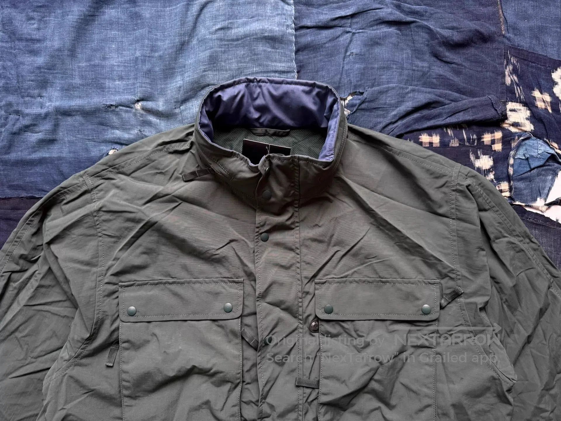 DAIWA PIER39 Green Utility Jacket with Pockets - Size L. Size US L / EU 52-54 / 3 - 4 Thumbnail