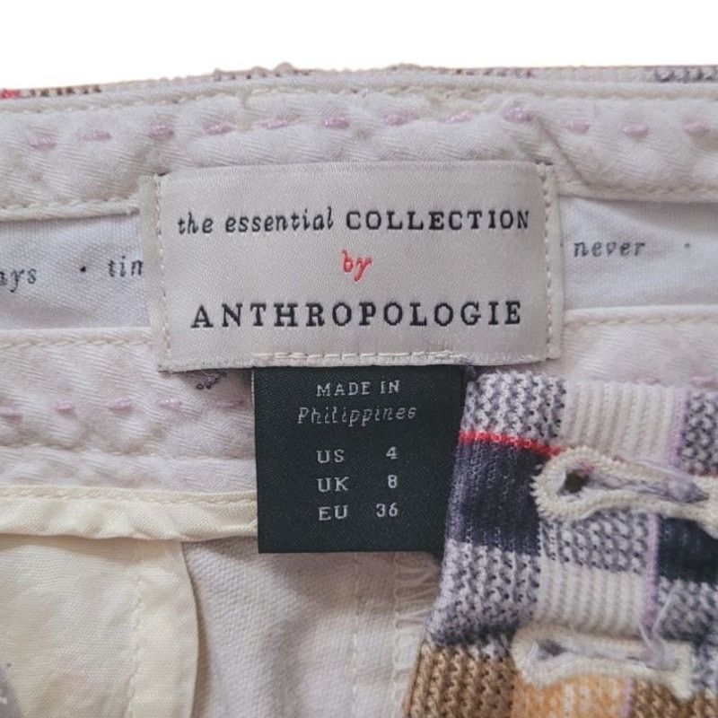 Anthropologie Anthropologie Checkered Corduroy Pants | Size 4 Size 27" / US 4 / IT 40 - 5 Thumbnail