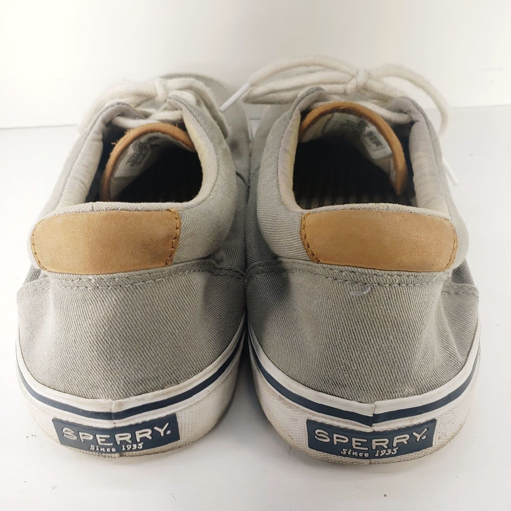 Sperry SPERRY Men’s Sneaker STS22045 Grey Striper II CVO Vulcanized Sneaker SIZE 11M Mens Casual Canvas Rubber Outsole Round Toe Lace Up M Gray Sneakers Size US 11 / EU 44 - 6 Thumbnail