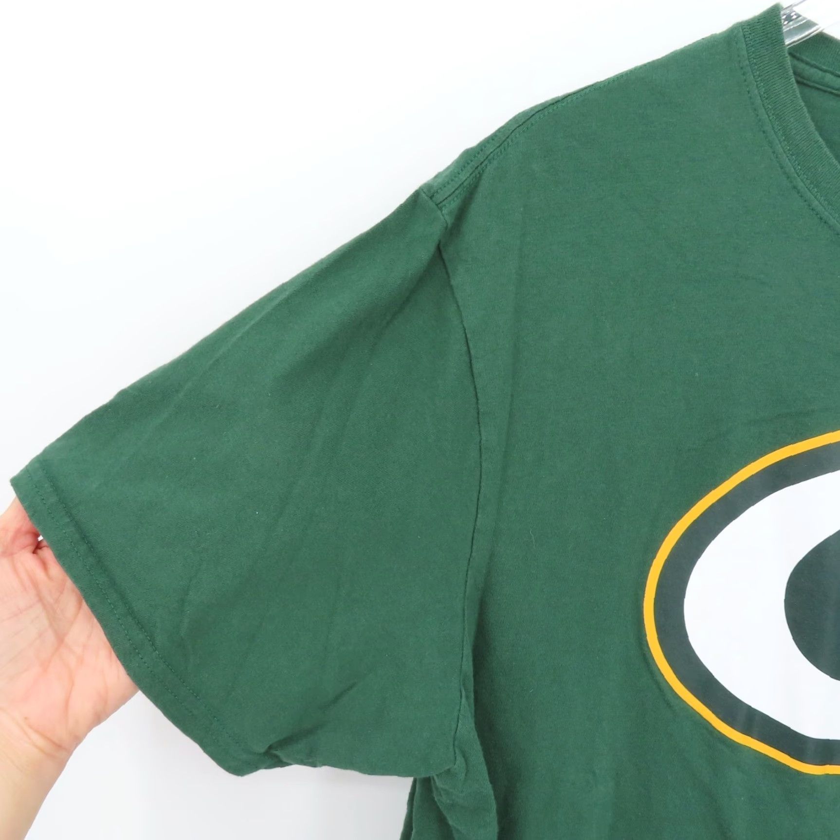 Vintage Fanatics Men XL Green Bay Packers Logo Crew Neck Short Sleeve Shirt Size US XL / EU 56 / 4 - 4 Thumbnail