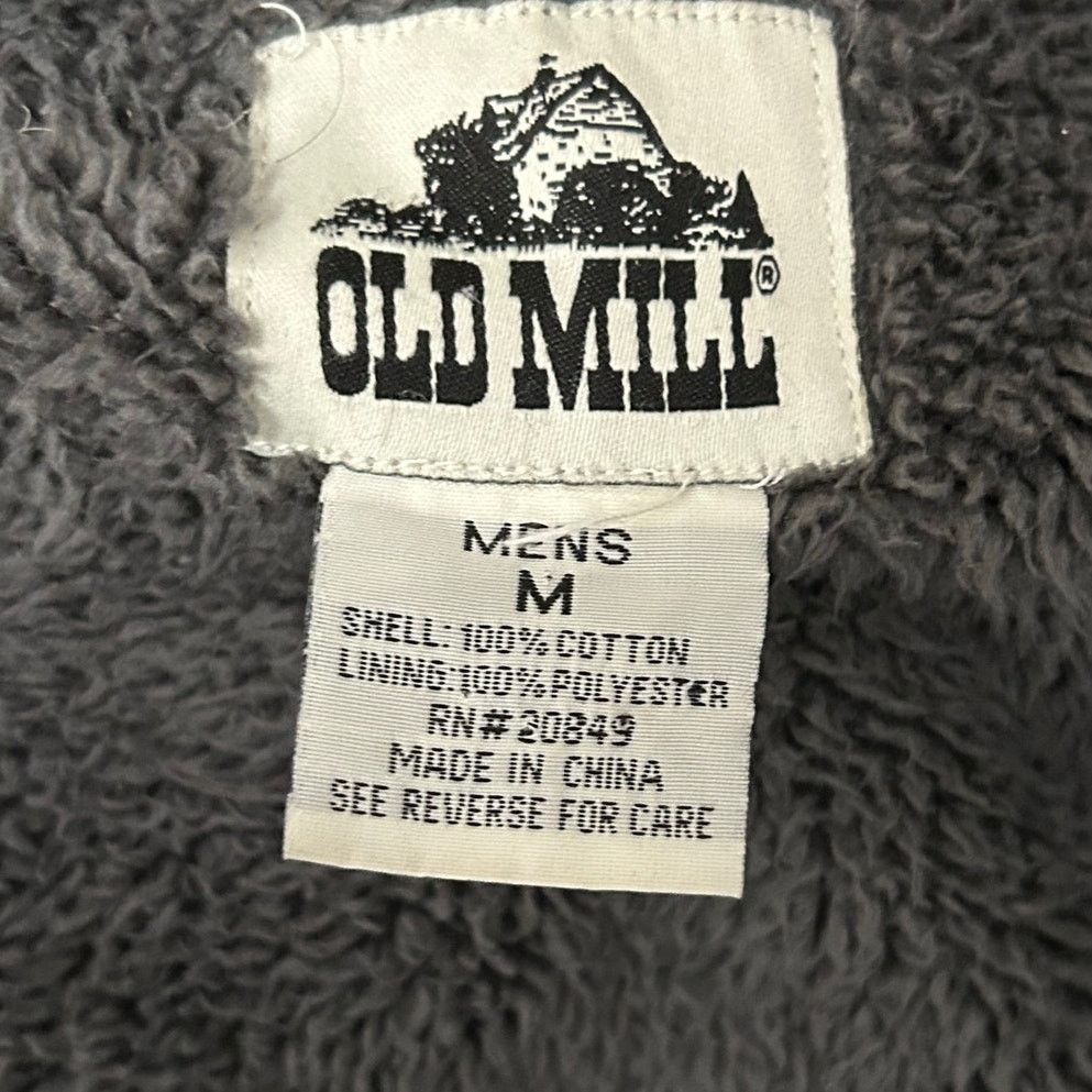 Other Old Mill Mens Medium Blue Yellow Plaid Sherpa Lined Flannel Size US M / EU 48-50 / 2 - 4 Thumbnail