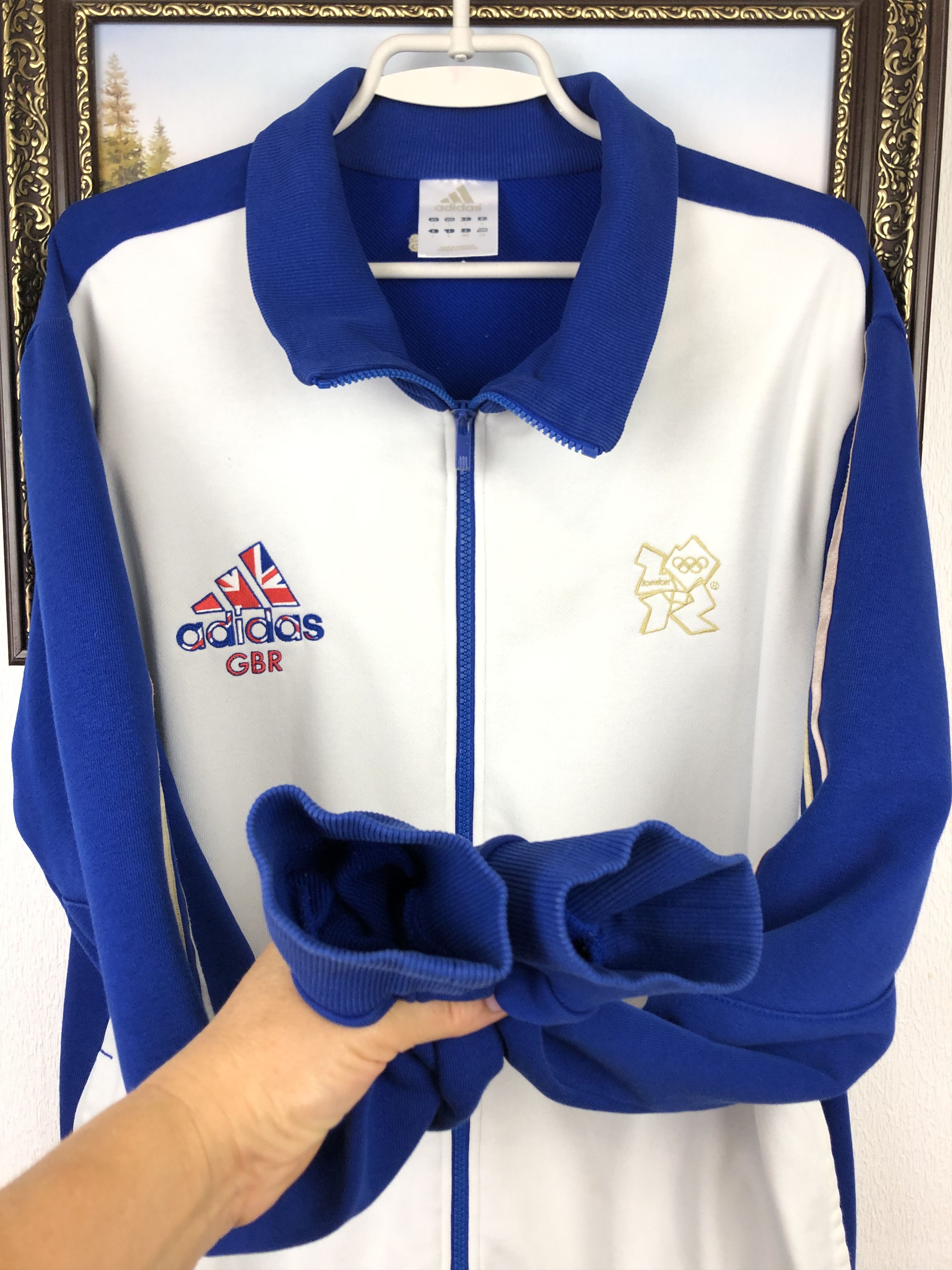 Adidas Adidas Olimpics London 2012 Great Britain Jacket Windbreaker Size US L / EU 52-54 / 3 - 5 Thumbnail