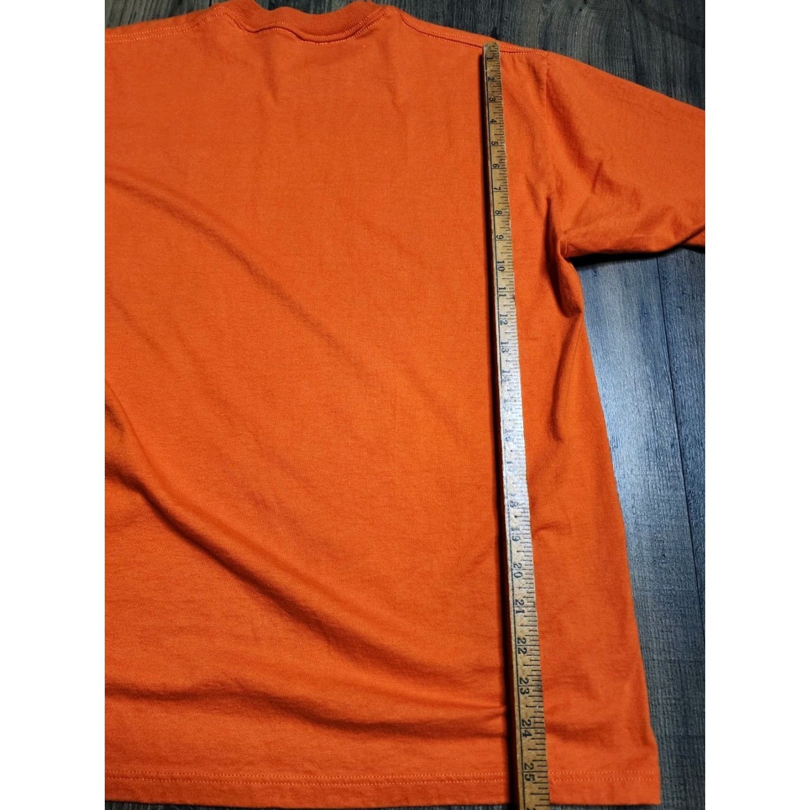 Jerzees VINTAGE Jerzees Men’s L 90s Crewneck T-Shirt Cotton Blend Orange Short Sleeve Basic Tee USA Size US L / EU 52-54 / 3 - 2 Thumbnail