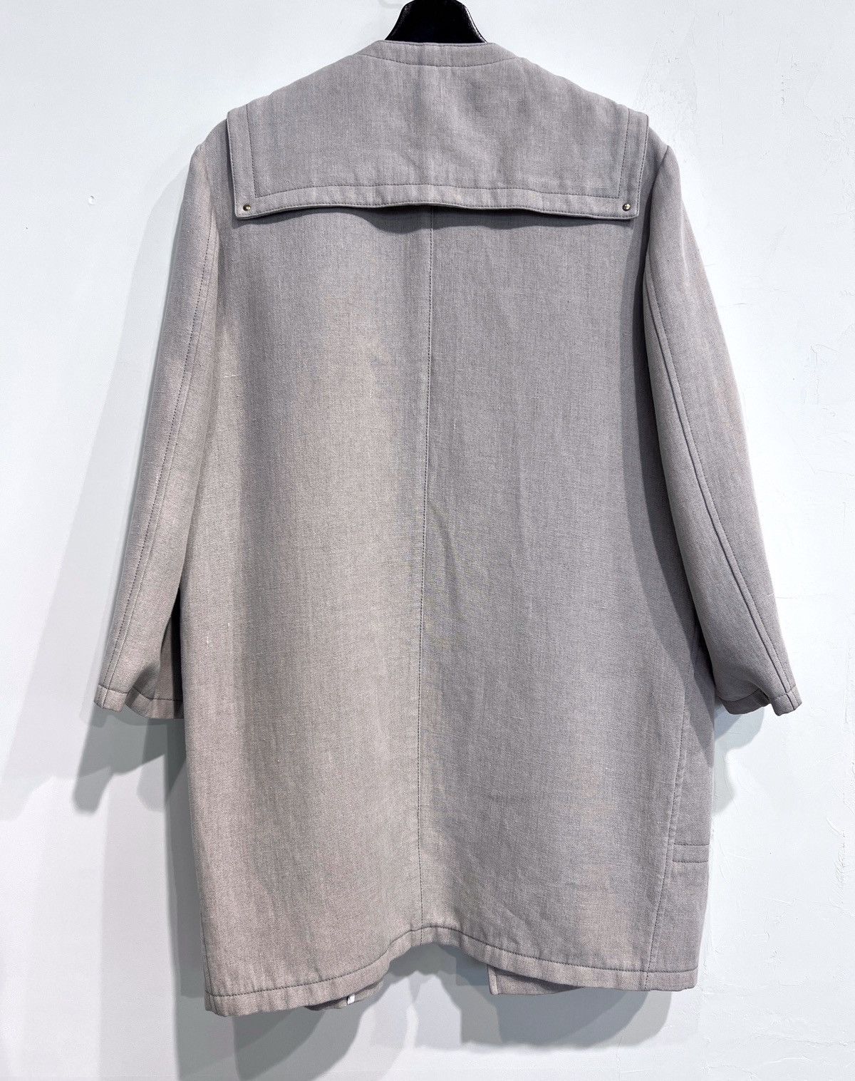 Celine Céline coat linen Archive piece Size S / US 4 / IT 40 - 3 Thumbnail