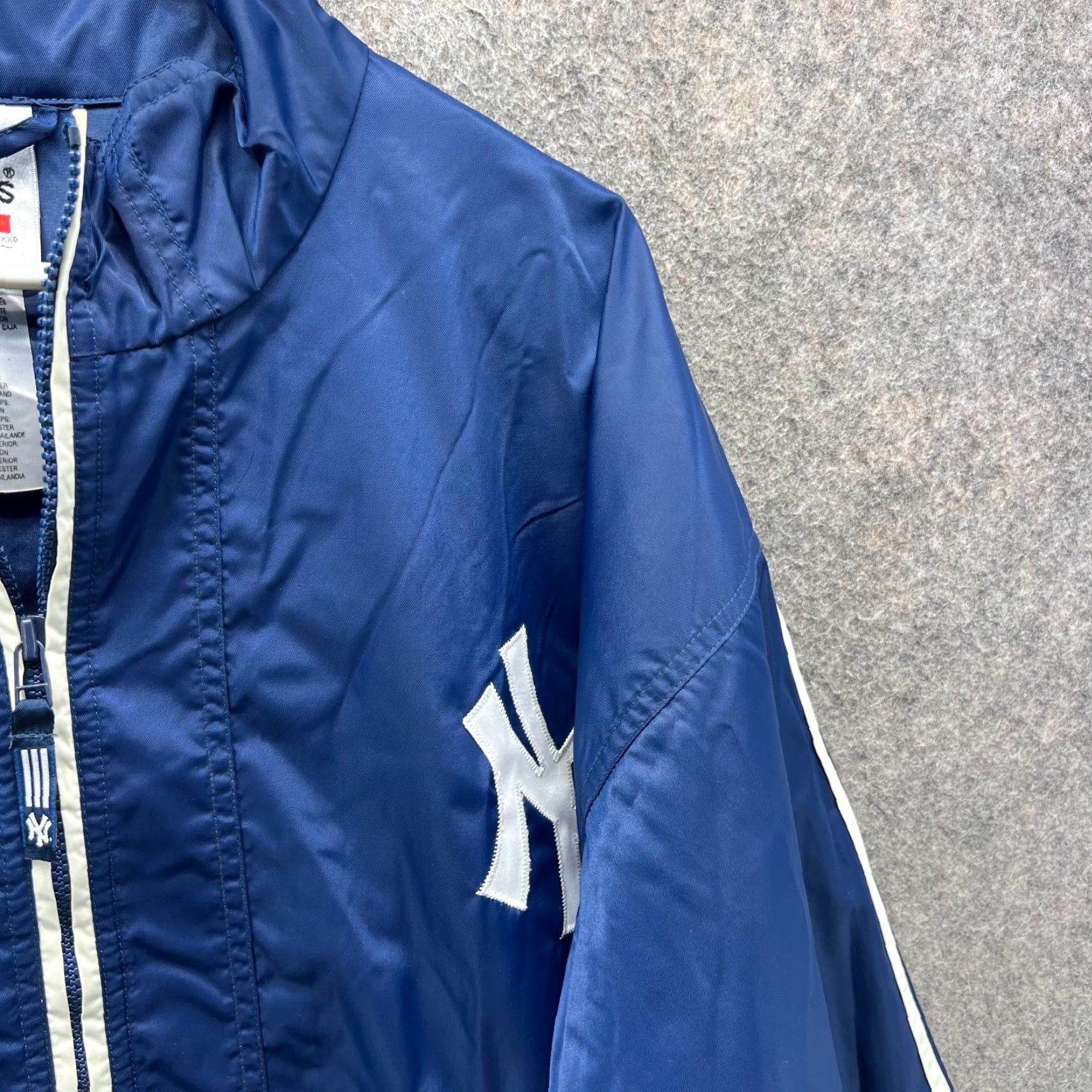 Adidas adidas Jacket Windbreaker Nylon Blue 2XL Mens Zip 1/2 Vintage? No Size US XXL / EU 58 / 5 - 3 Thumbnail
