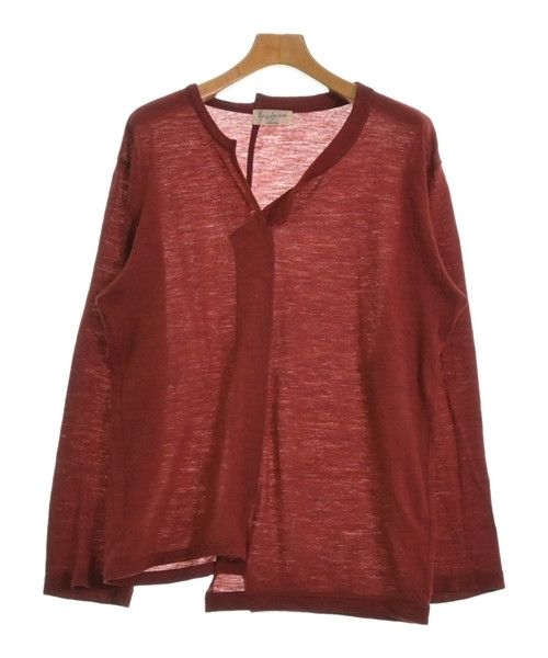 image of Yohji Yamamoto Asymmetrical Top in Red, Men's (Size Medium)