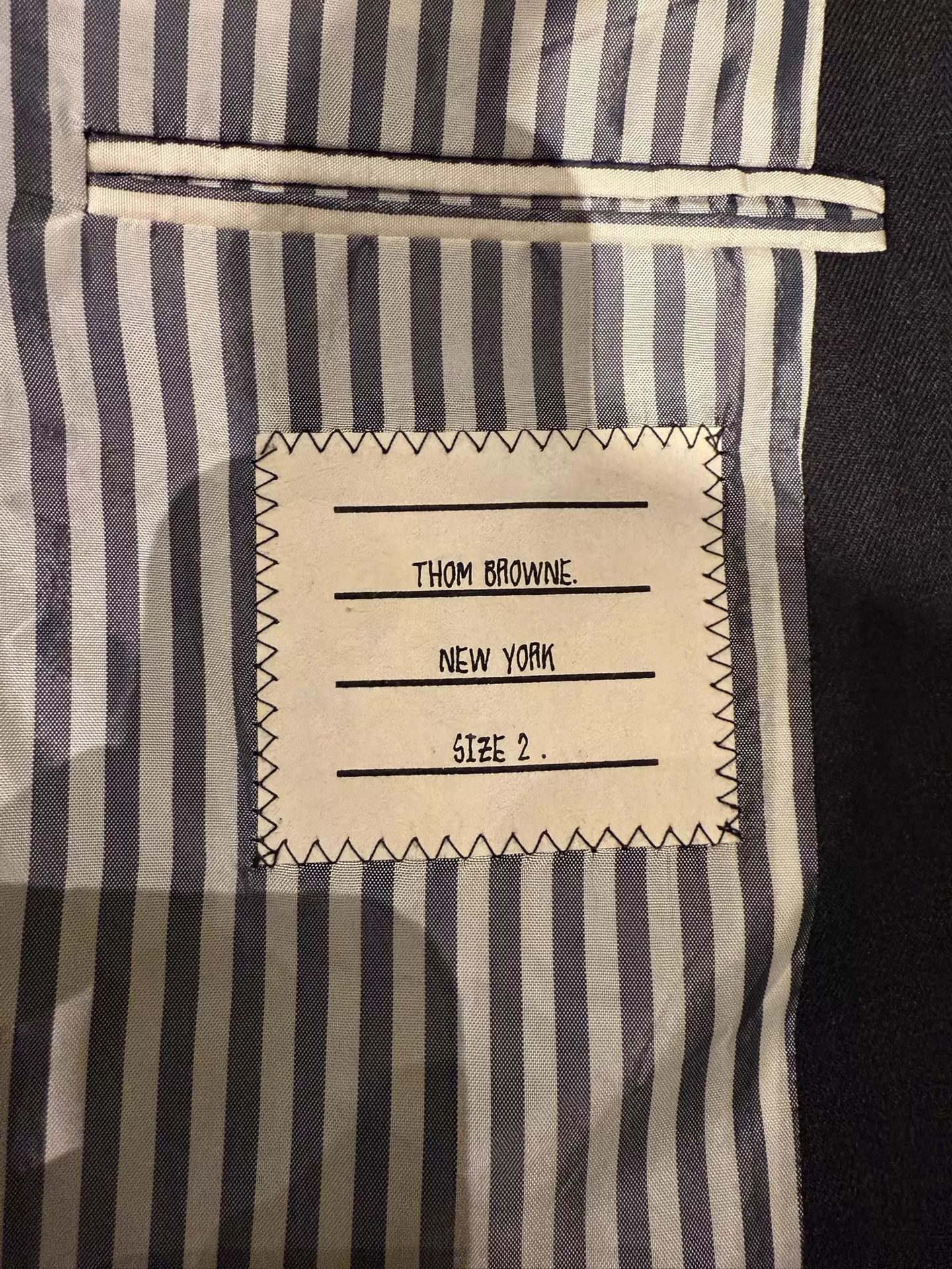 Thom Browne Thom Browne Classic Slim Charcoal Wool Suit Size 2 Size US M / EU 48-50 / 2 - 4 Thumbnail