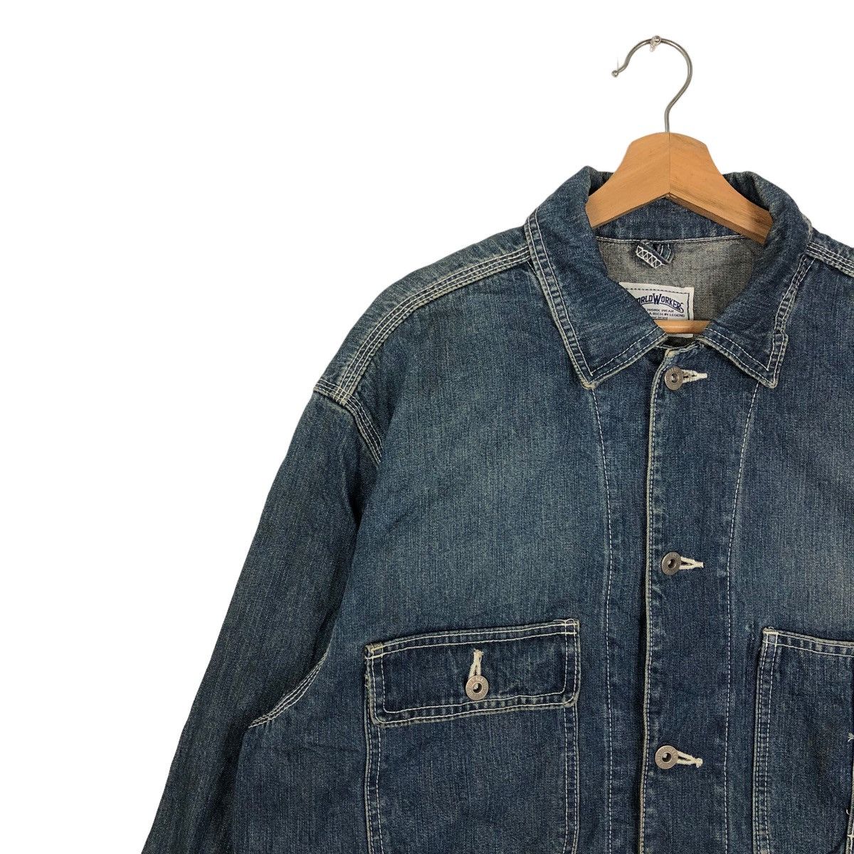Japanese Brand 🔥Chore Denim Work Jacket Big John USA Toyo Enterprise Size US L / EU 52-54 / 3 - 7 Thumbnail