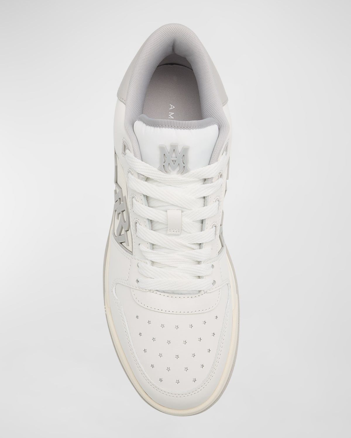 Amiri o1s1wg110425 Classic Low-Top Sneakers in White/Grey Size US 12 / EU 45 - 5 Thumbnail