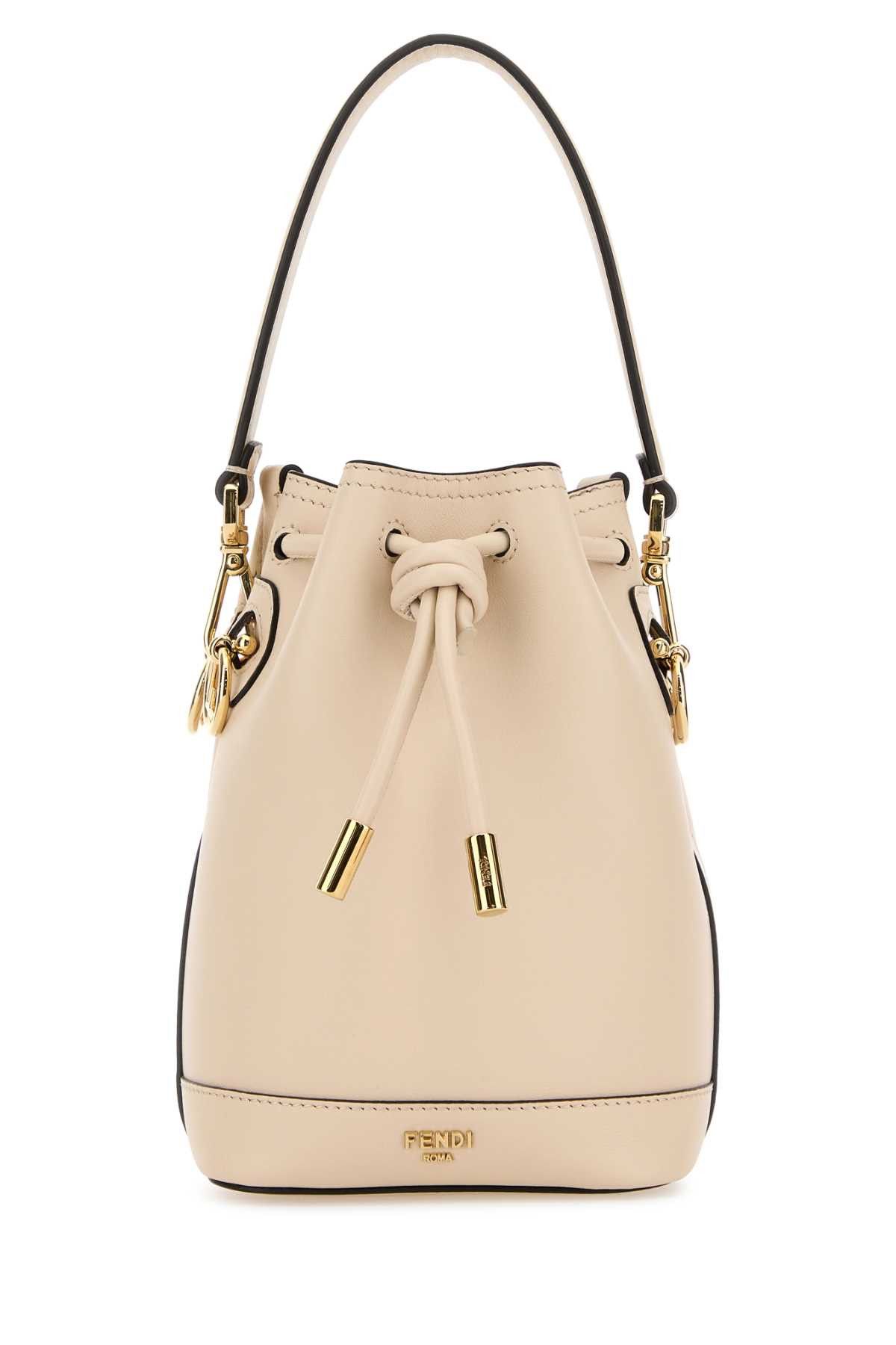 Fendi Ivory Leather Mon Tresor Bucket Bag Size ONE SIZE - 1 Thumbnail