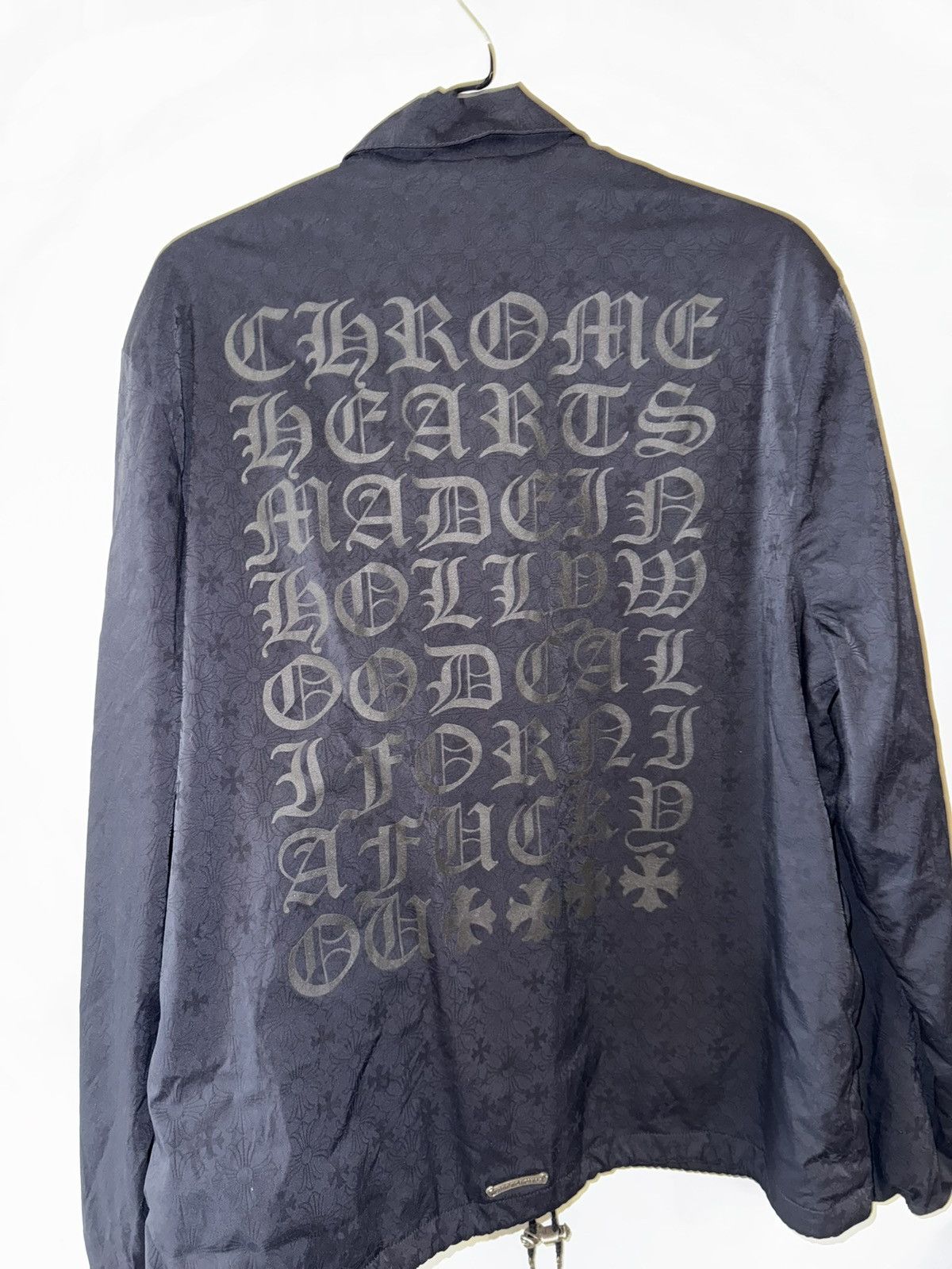 Chrome Hearts Chrome Hearts Eyechart Nylon Windbreaker Jacket Size US XL / EU 56 / 4 - 4 Thumbnail