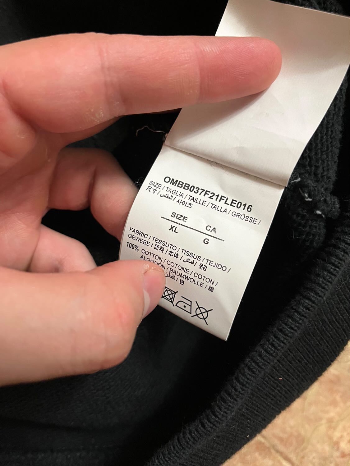 Off-White Off White Virgil Cross Arrows Black Hoodie Big Logo Size US XL / EU 56 / 4 - 6 Thumbnail