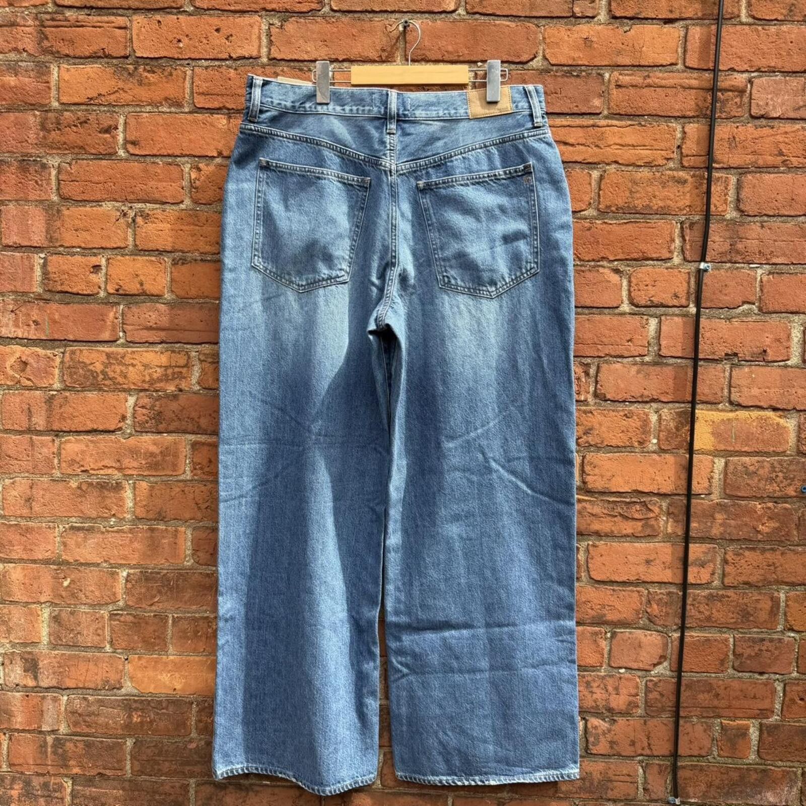 Madewell Madewell super wide leg jeans Deadstock 32 36x32 Size US 32 / EU 48 - 6 Thumbnail