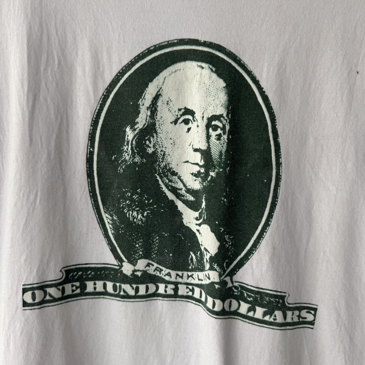 Vintage 100USD Tee Size US XL / EU 56 / 4 - 3 Thumbnail