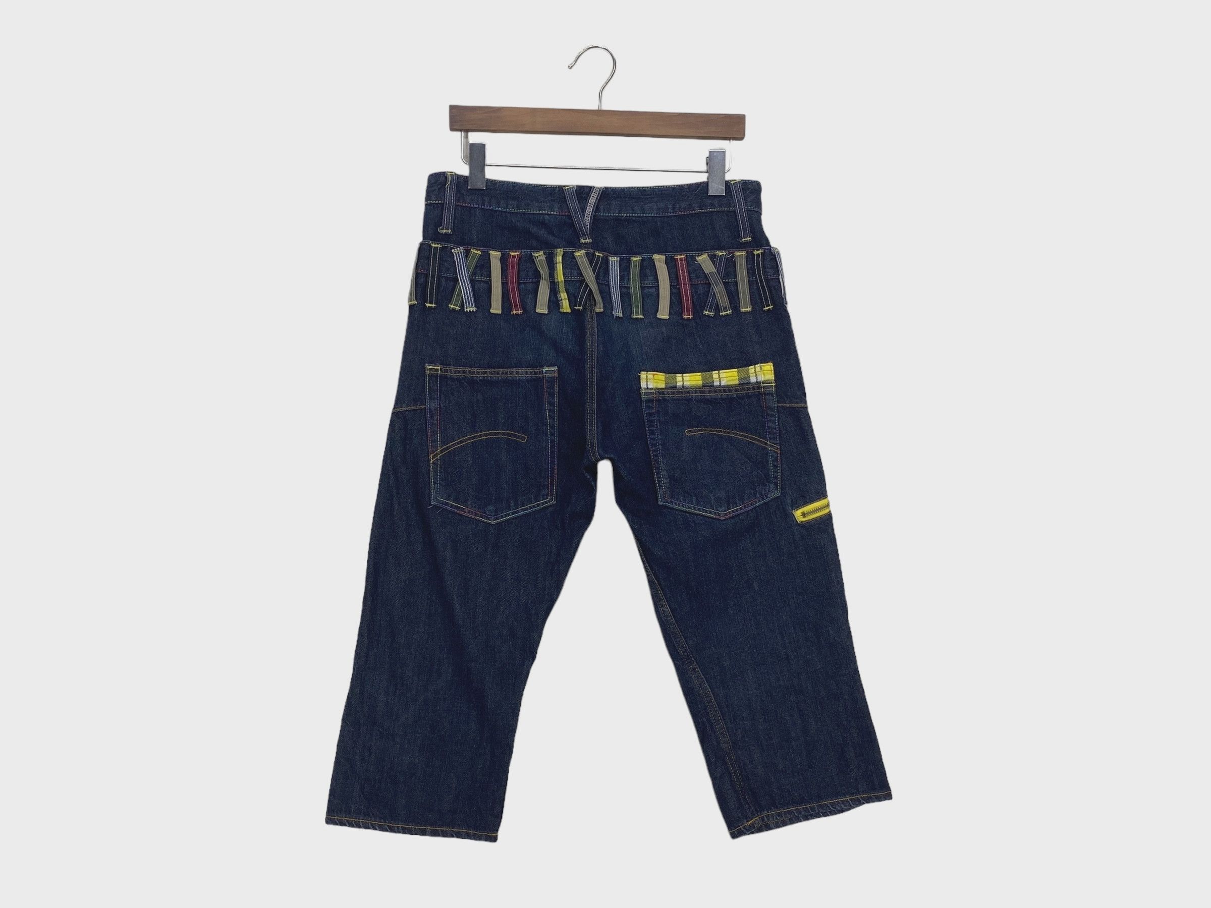 Japanese Brand Nylaus Short Jeans Double Waist Jeans Japanese Jeans Size US 32 / EU 48 - 2 Thumbnail