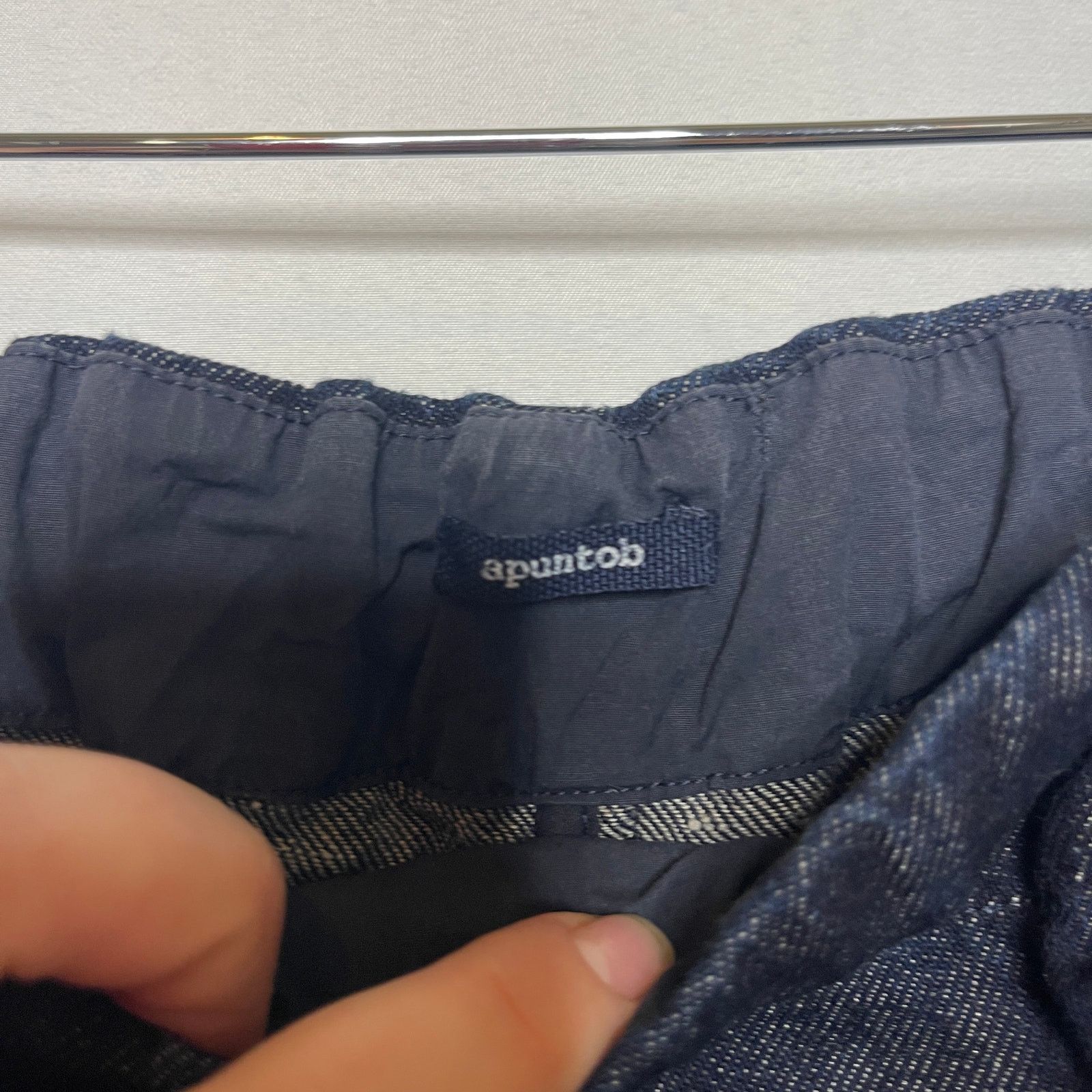 Other APUNTOB COTTON LINEN INDIGO PULL ON TROUSERS SZ XS Size 24" / US 00 / IT 34 - 3 Thumbnail
