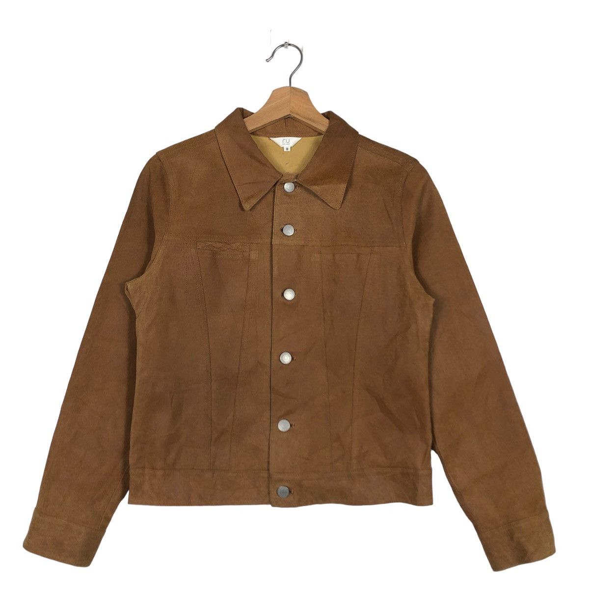 Japanese Brand 🔥Vintage Soft Leather Jacket Cropped RU Japan Issey Miyake Size US M / EU 48-50 / 2 - 2 Thumbnail