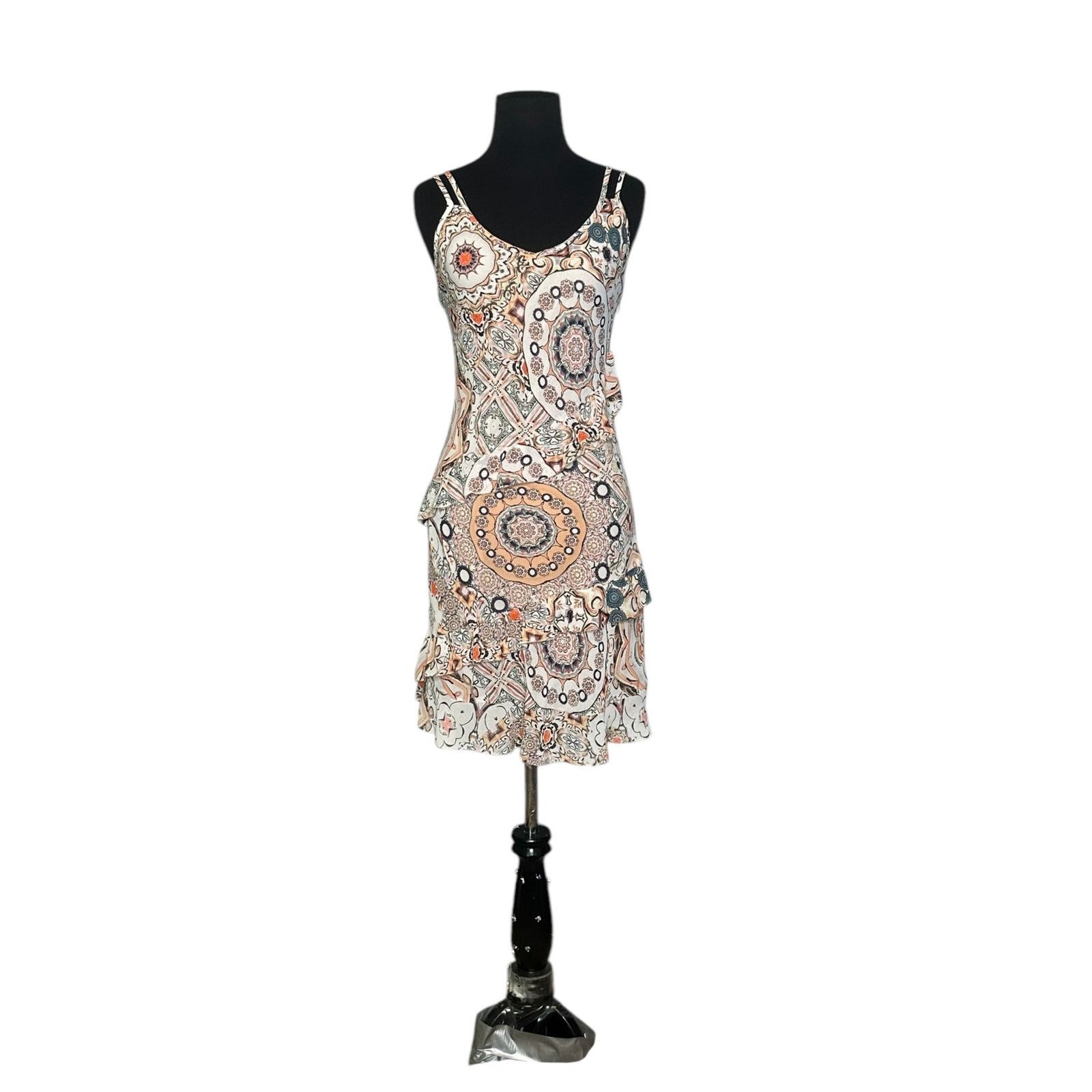 Gregory Gregory beige floral ruffled dress size 38 - Small Size S / US 4 / IT 40 - 5 Thumbnail