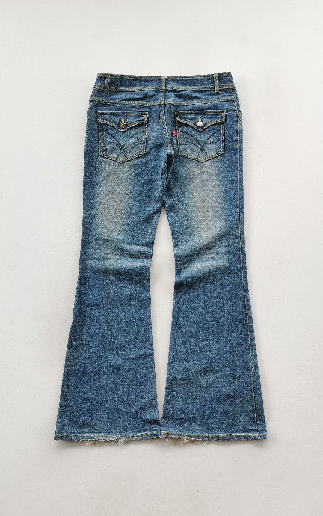 Other Imaginary Landscape IL Basis Flared Bootcut Jeans Size 32" / US 10 / IT 46 - 4 Thumbnail