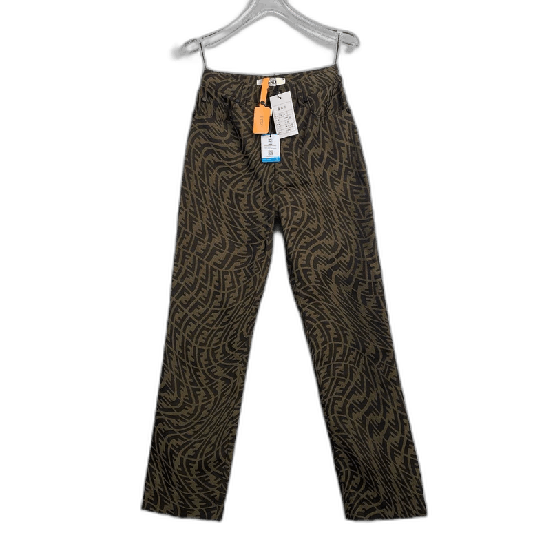 Fendi fendi twisted letter denim pants Size US 36 / EU 52 - 1 Thumbnail