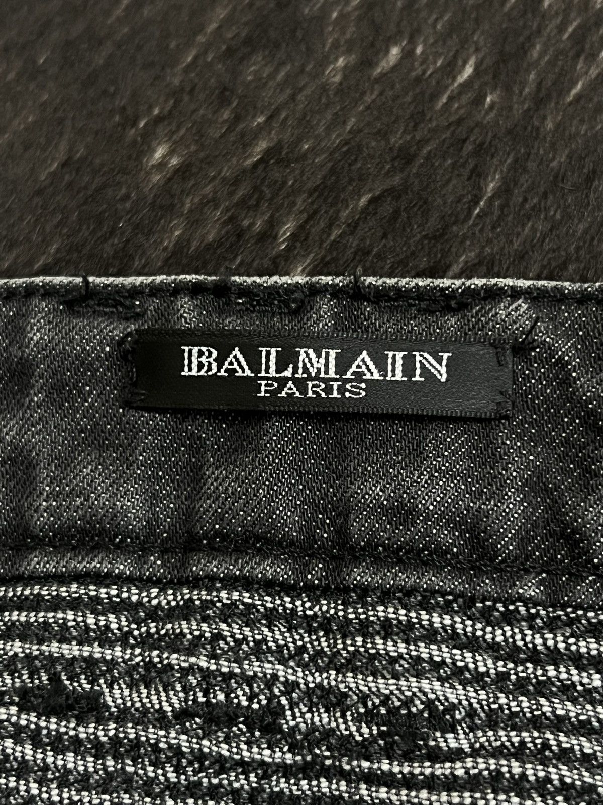 Balmain Balmain FW11 „Sakata“ Biker Denim (Prototype/Sample) Size US 30 / EU 46 - 6 Thumbnail