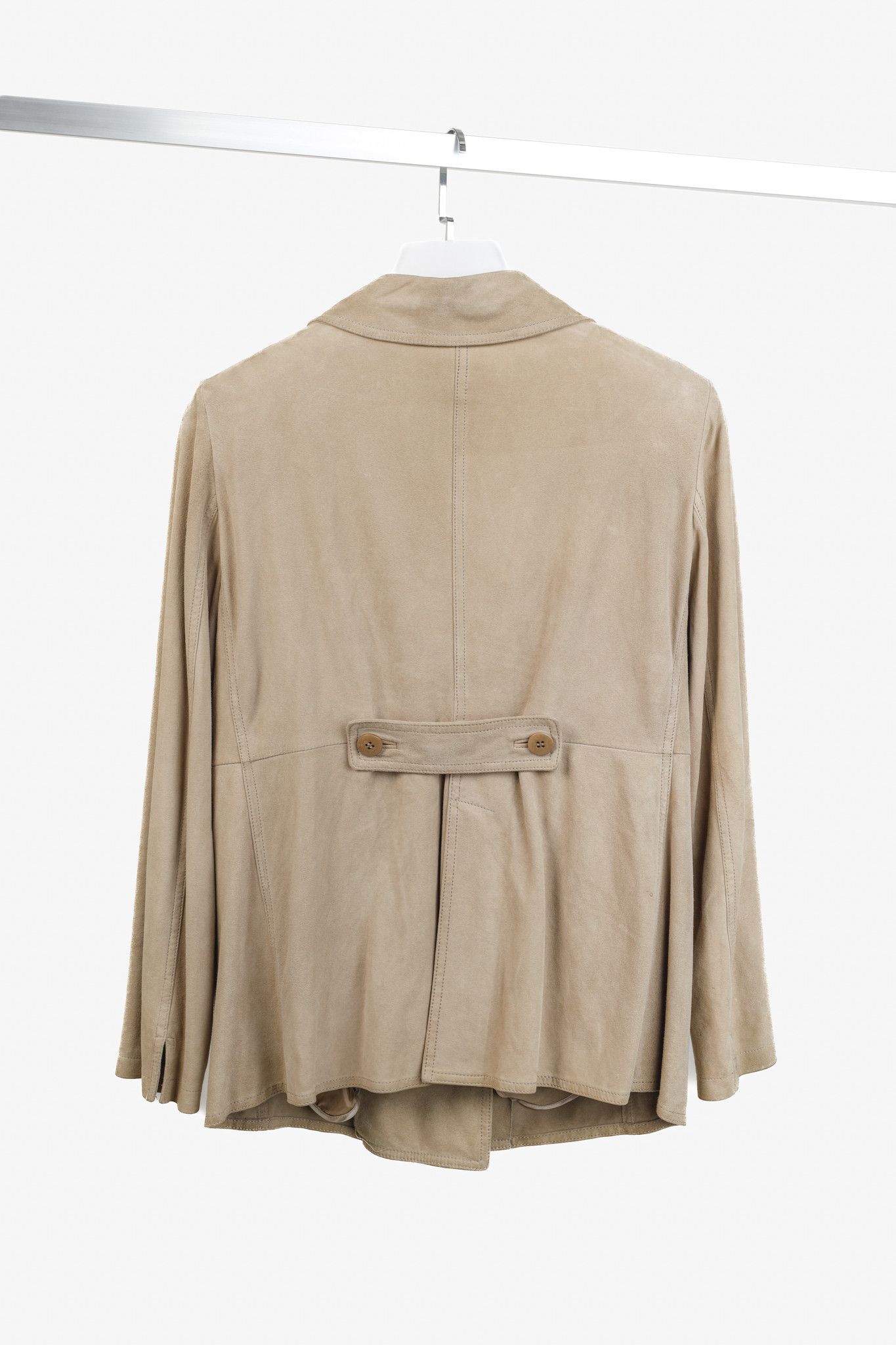 Armani Collezioni Armani Collezioni 2004 Tan Suede Jacket Size L / US 10 / IT 46 - 2 Thumbnail