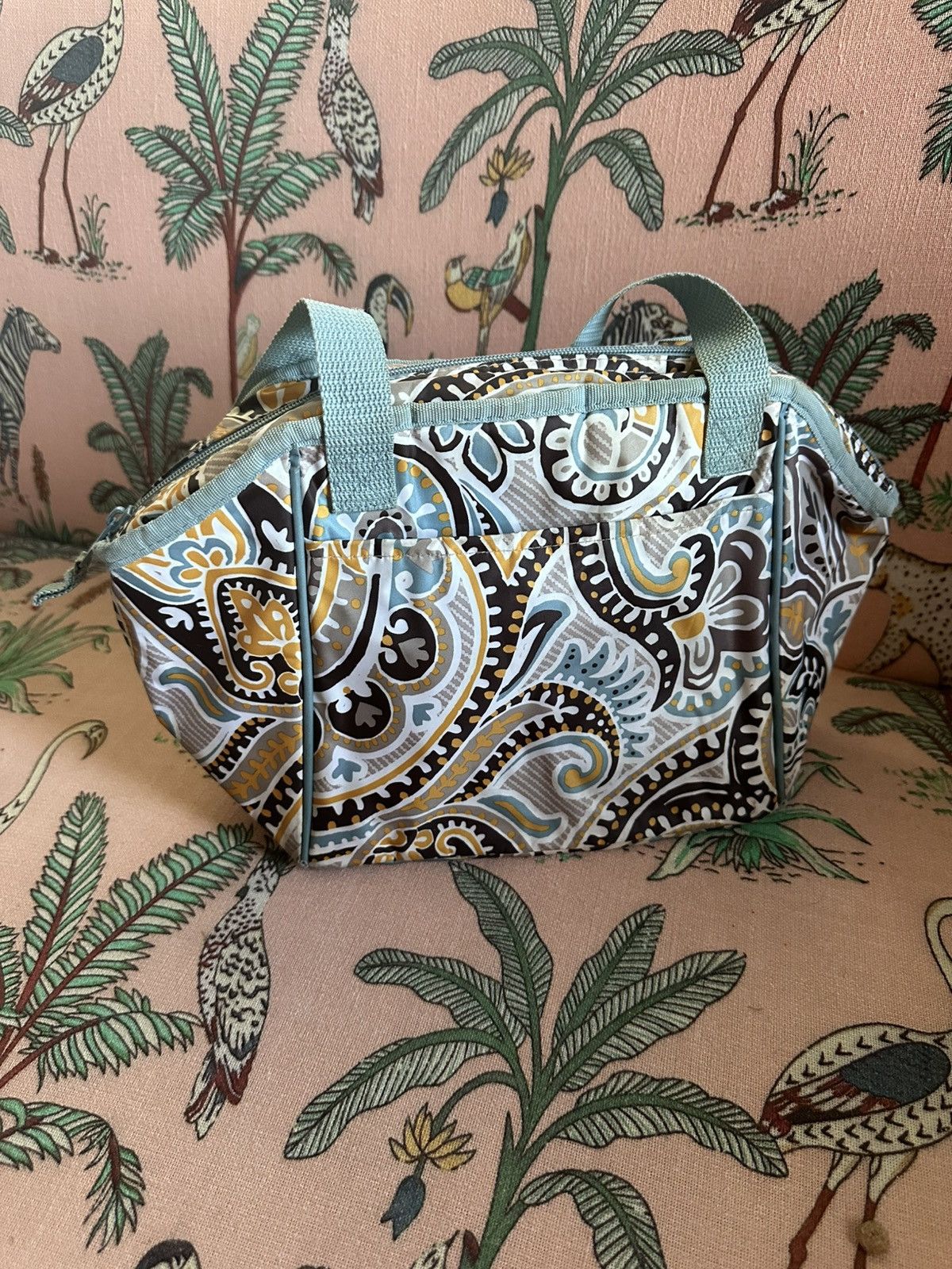 Other Paisley Insulated “Thirty-One” Medium Sized Zipper Lunch Box Size ONE SIZE - 4 Thumbnail
