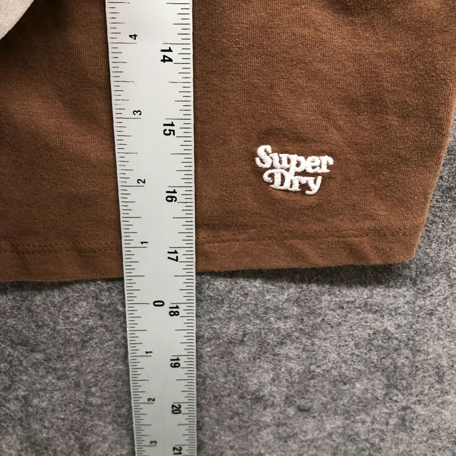 Superdry Superdry Cropped Tank Top Womens Size 10 Brown V-Neck Sleeveless Shirt Casual Crewneck Knit Cotton Blend Modern Cropped 10 Womens Brown V-Neck Tank Size L / US 10 / IT 46 - 5 Thumbnail
