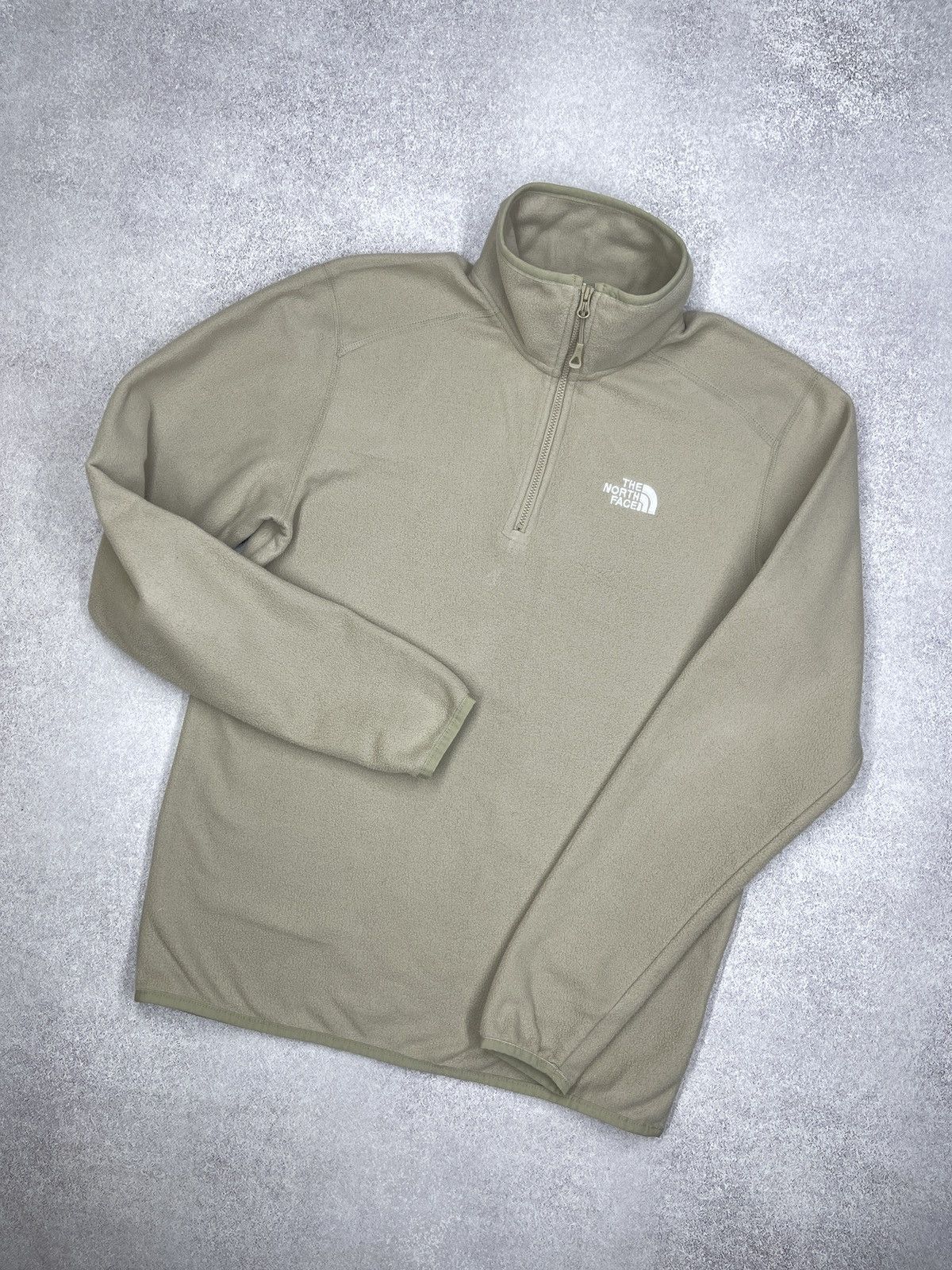 The North Face Beige Half Zip Fleece 1/4 Outdoor Gorpcore