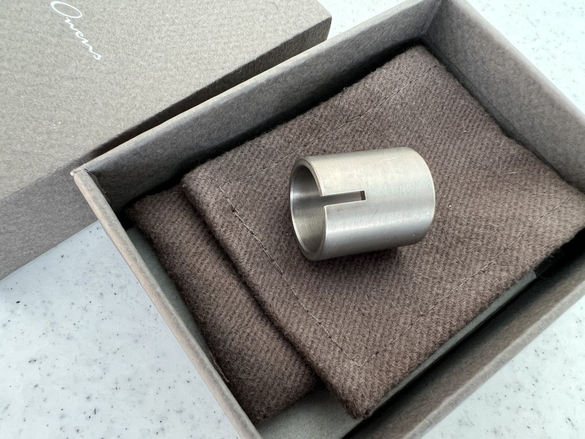 Rick Owens Rick Owens Slitted Thumb Ring | Grailed