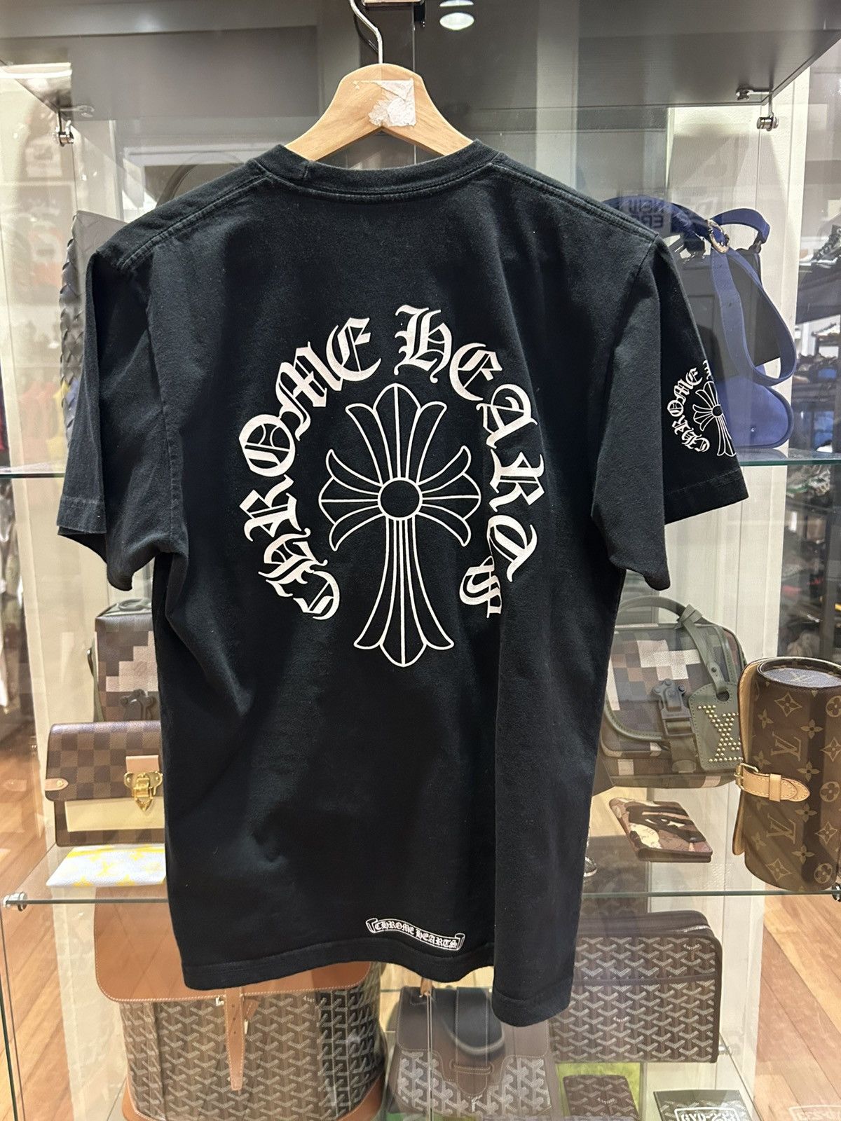 Chrome Hearts Chrome Hearts Cross Pocket Tee Size US M / EU 48-50 / 2 - 2 Thumbnail