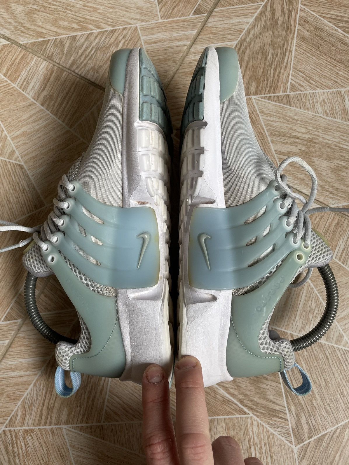 Nike × Vintage Y2K Streetwear Vintage Nike Air Presto GS Pure Platinum Low Size US 7.5 / IT 37.5 - 5 Thumbnail