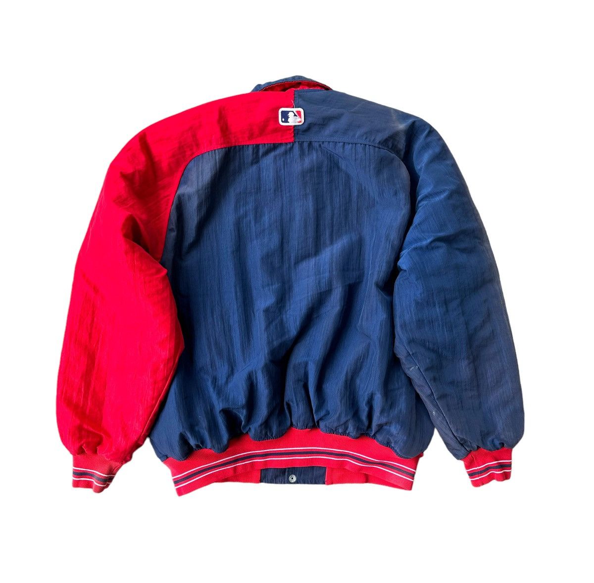 Starter Sunfaded MLB Indians snap button bomber jacket Size US L / EU 52-54 / 3 - 6 Thumbnail