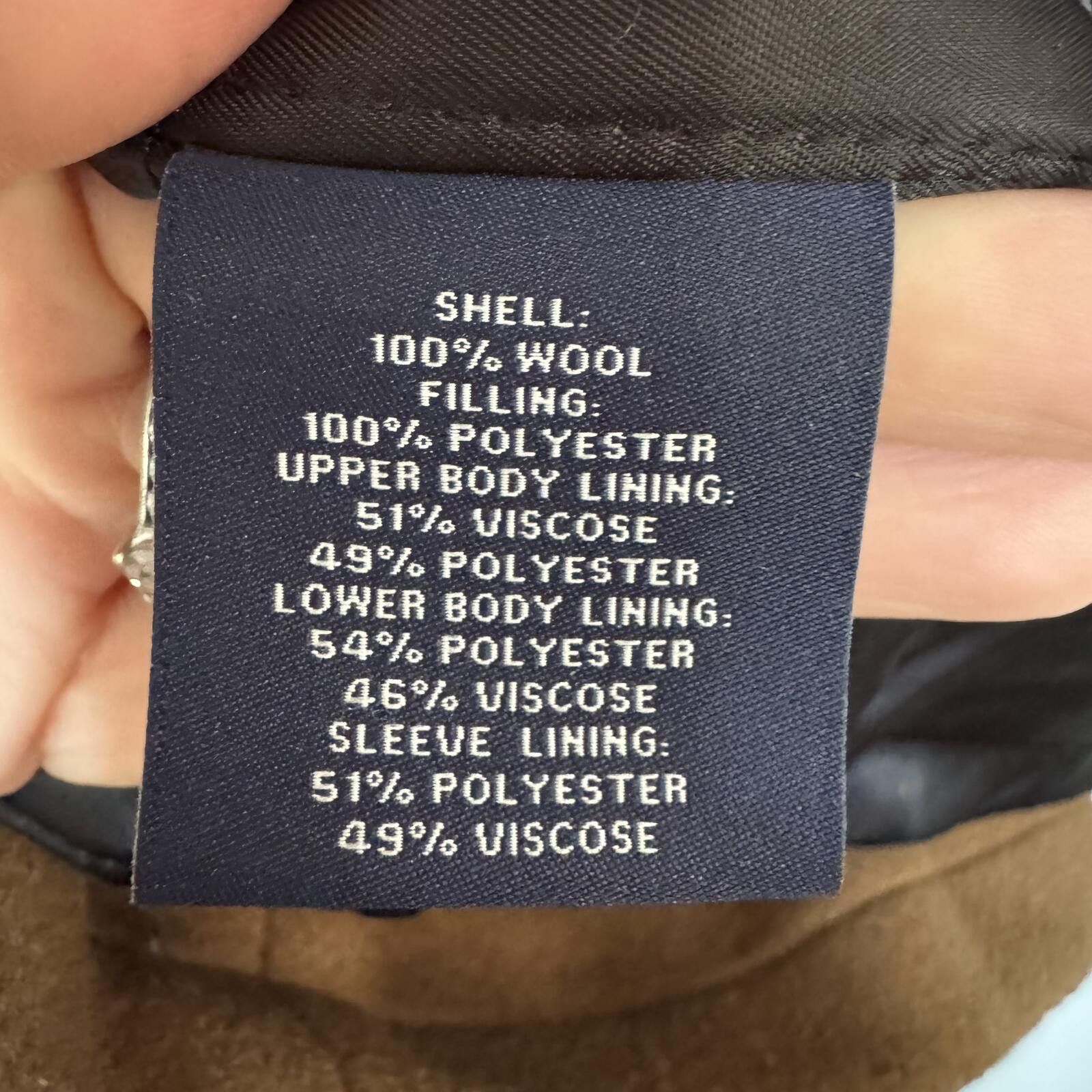 Cremieux Cremieux Men's Brown Wool Blend Coat XL Size US XL / EU 56 / 4 - 8 Thumbnail