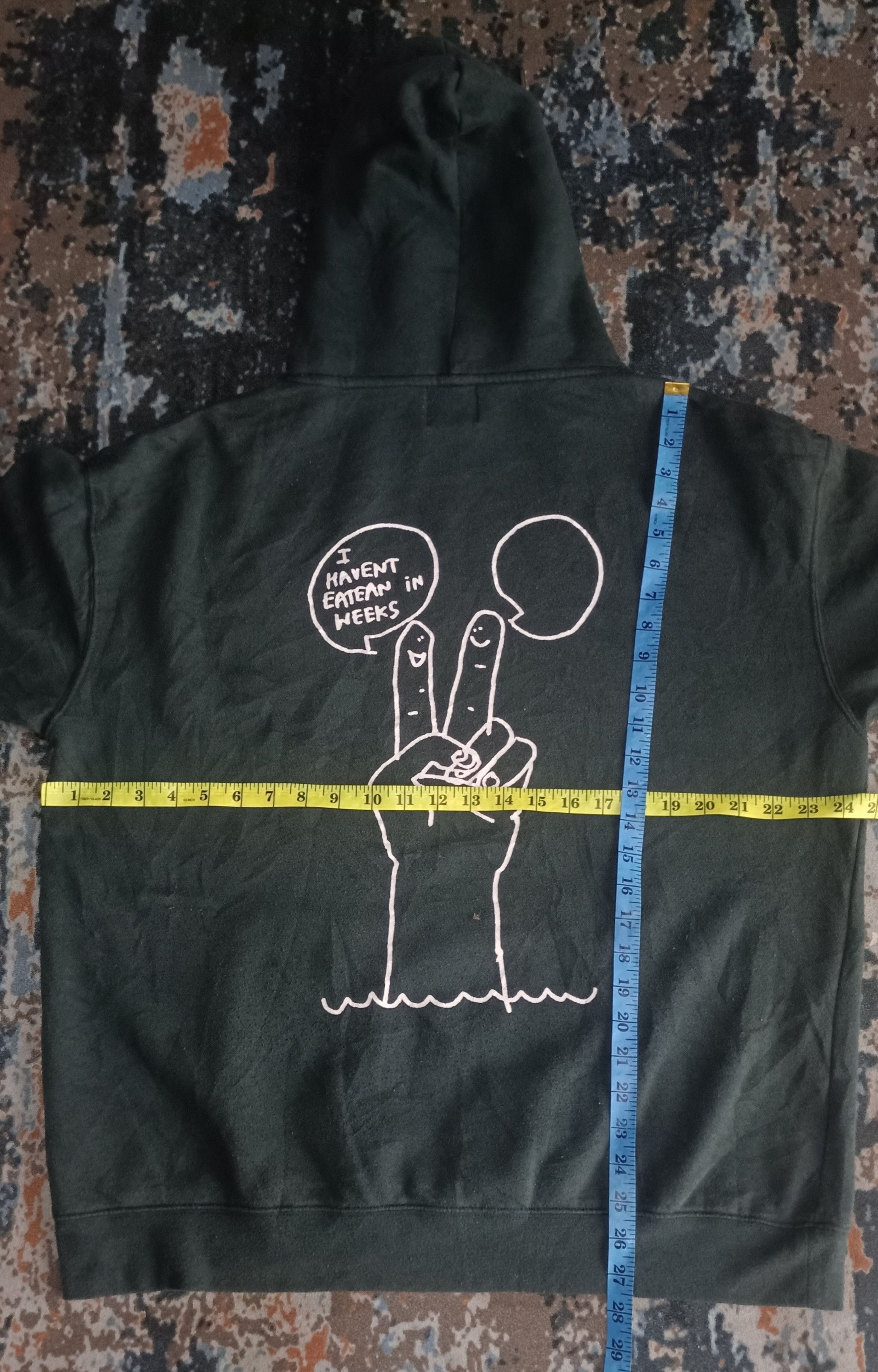 Vintage Vintage💥 Mark Gonzales ' I Havent Eatean In Weeks" Size US XL / EU 56 / 4 - 12 Thumbnail